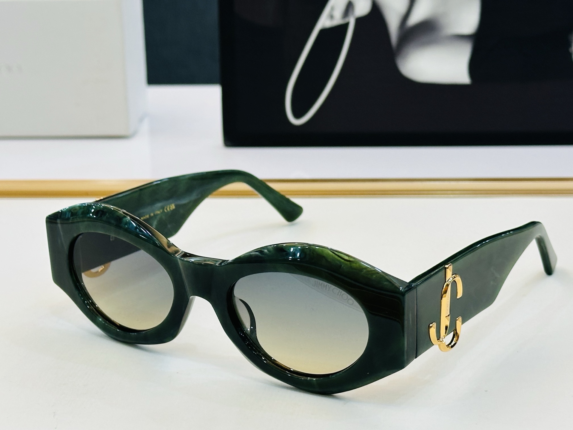 JIMMY CHO* 吉米家 JC520U Size：52口21-142 新款 坚持一如既往最高品质 百