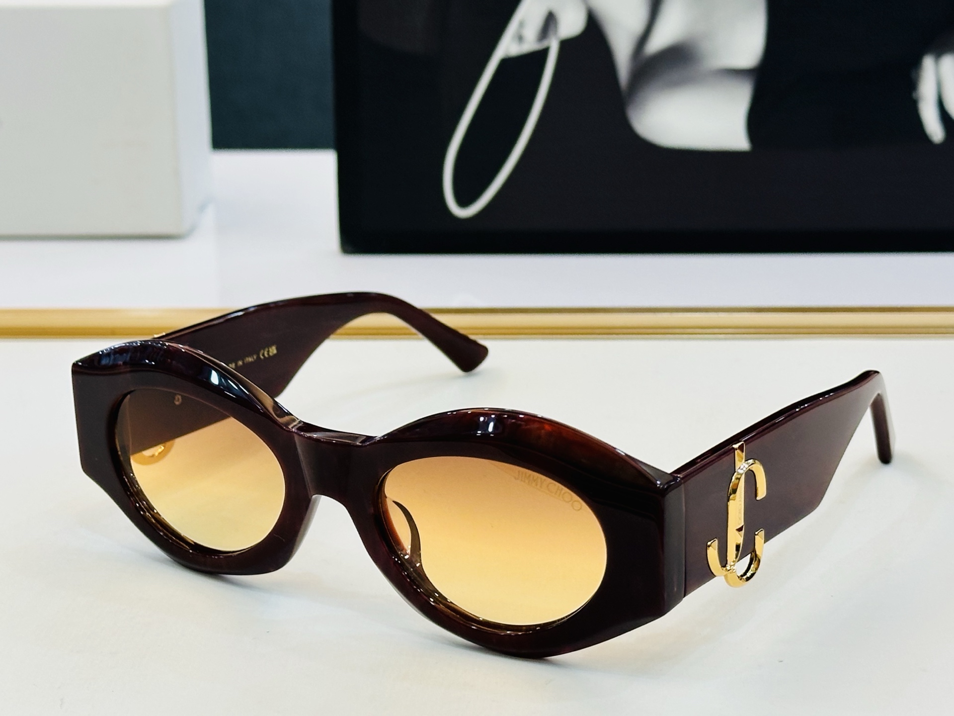 JIMMY CHO* 吉米家 JC520U Size：52口21-142 新款 坚持一如既往最高品质 百
