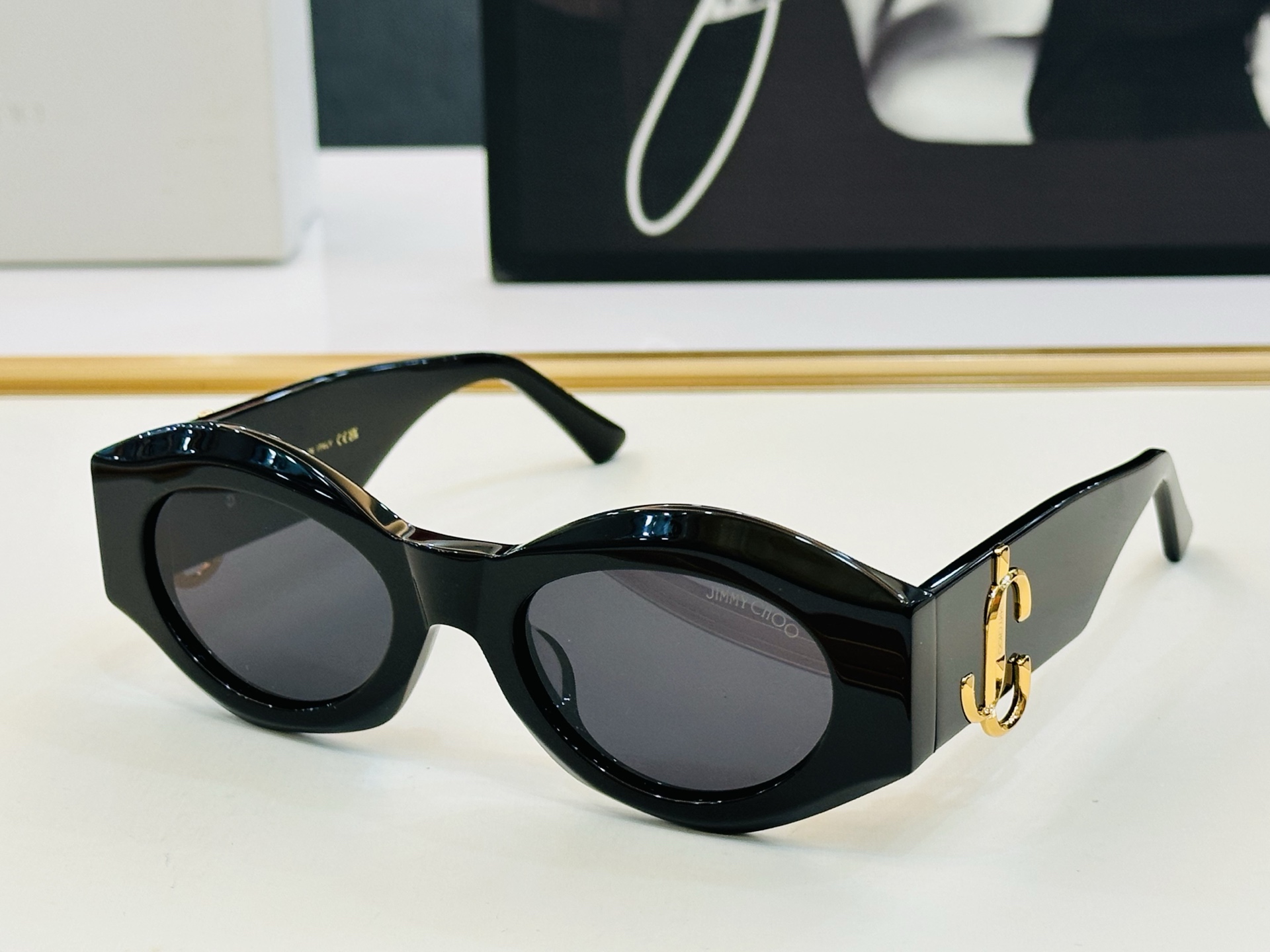 JIMMY CHO* 吉米家 JC520U Size：52口21-142 新款 坚持一如既往最高品质 百