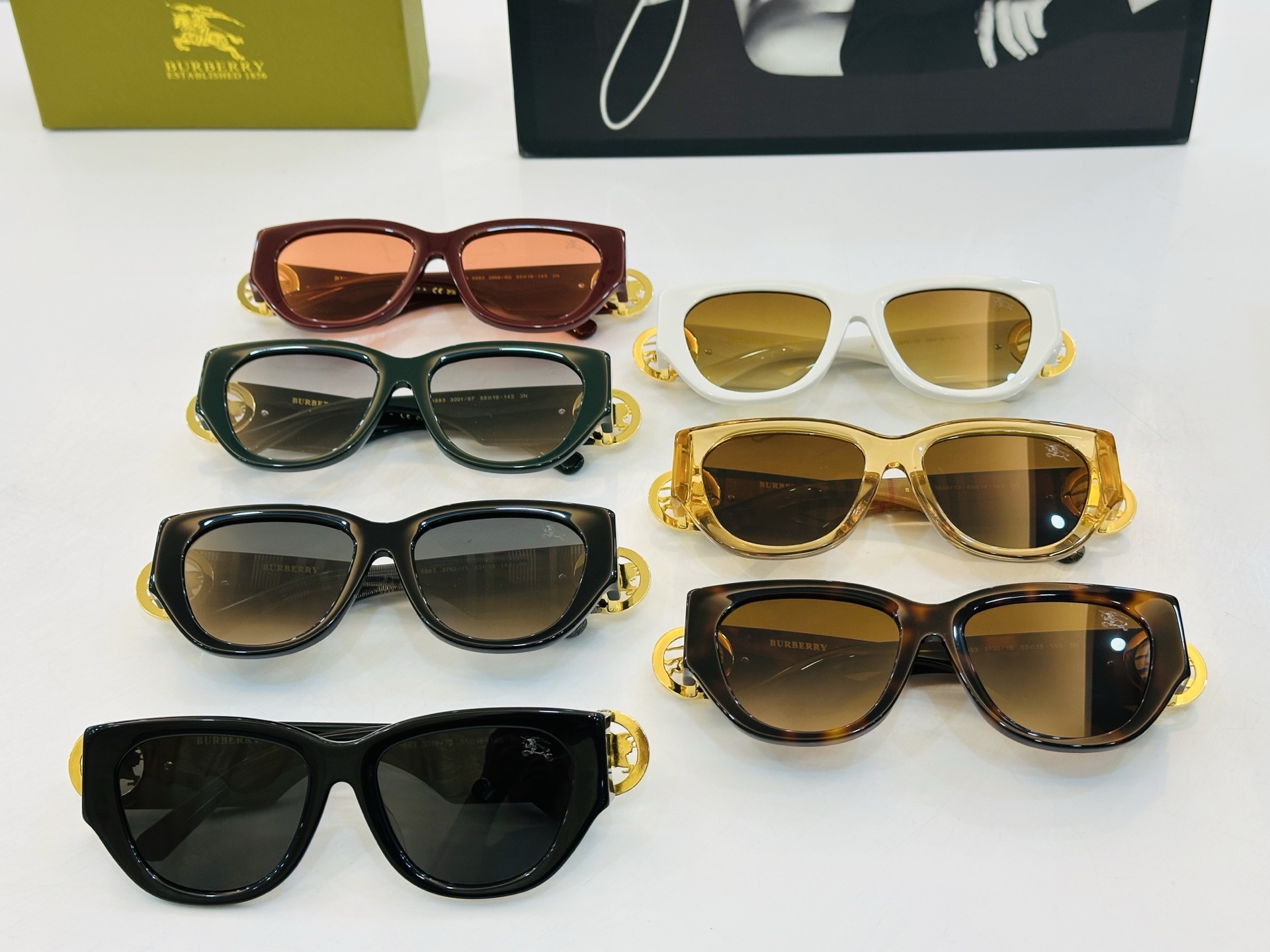 高品质✨BURBERR*✨ 巴家 BE6005 Size：56口16-145 女款太阳眼镜[得意]🌲🌲 