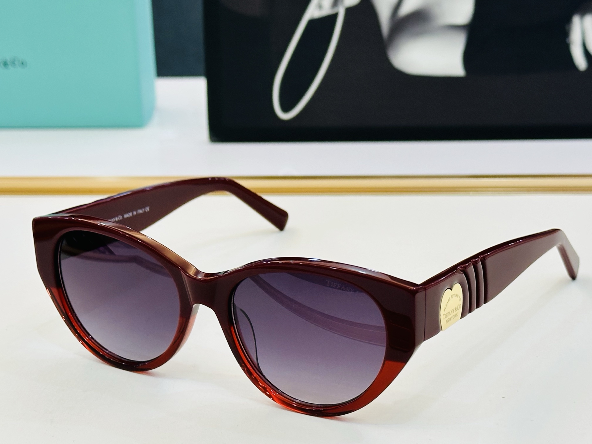 蒂芙家 Tiffany & CO. TF2244Size：53口17-145 时尚太阳镜架 👍L多色可选
