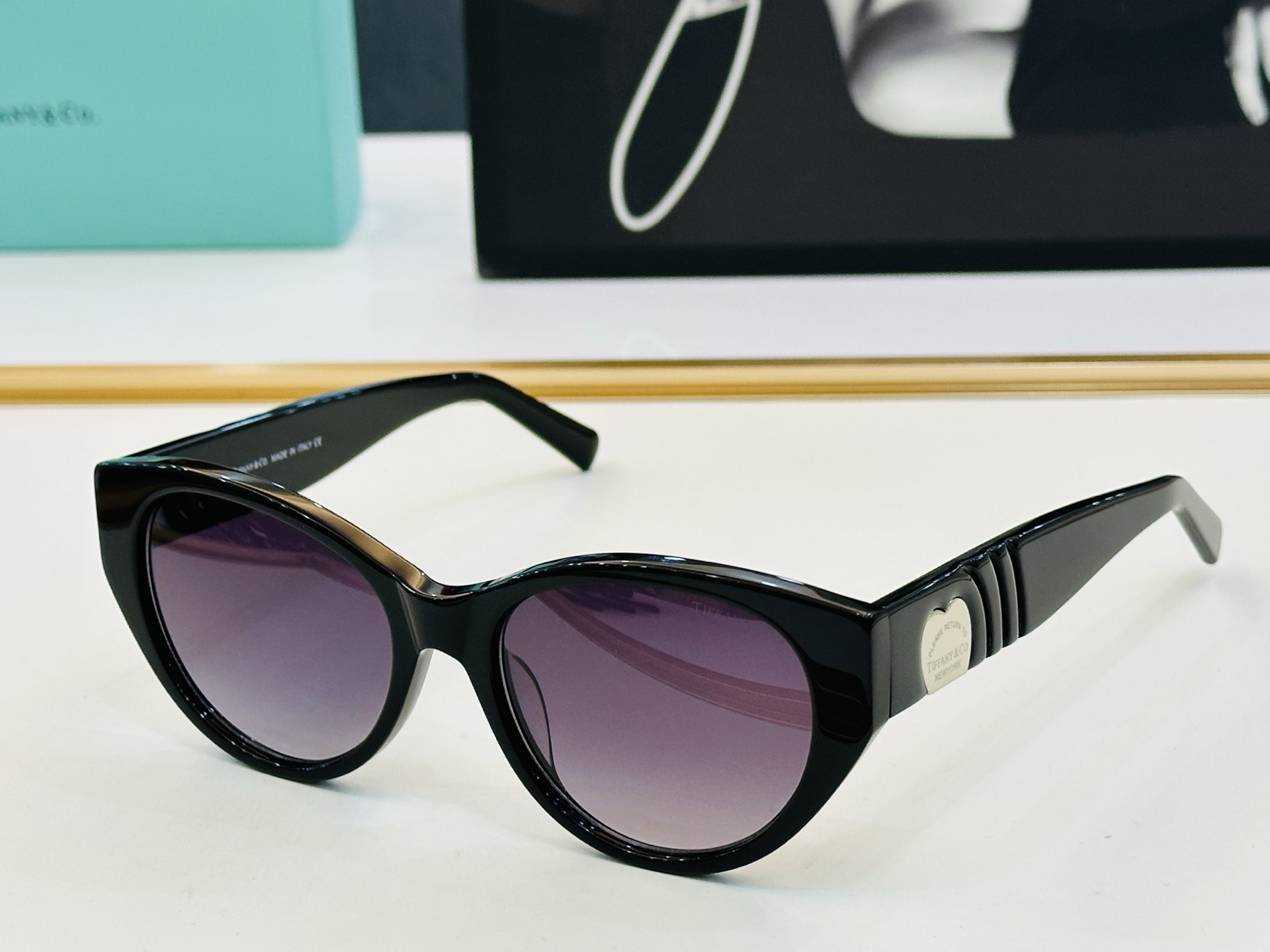 蒂芙家 Tiffany & CO. TF2244Size：53口17-145 时尚太阳镜架 👍L多色可选