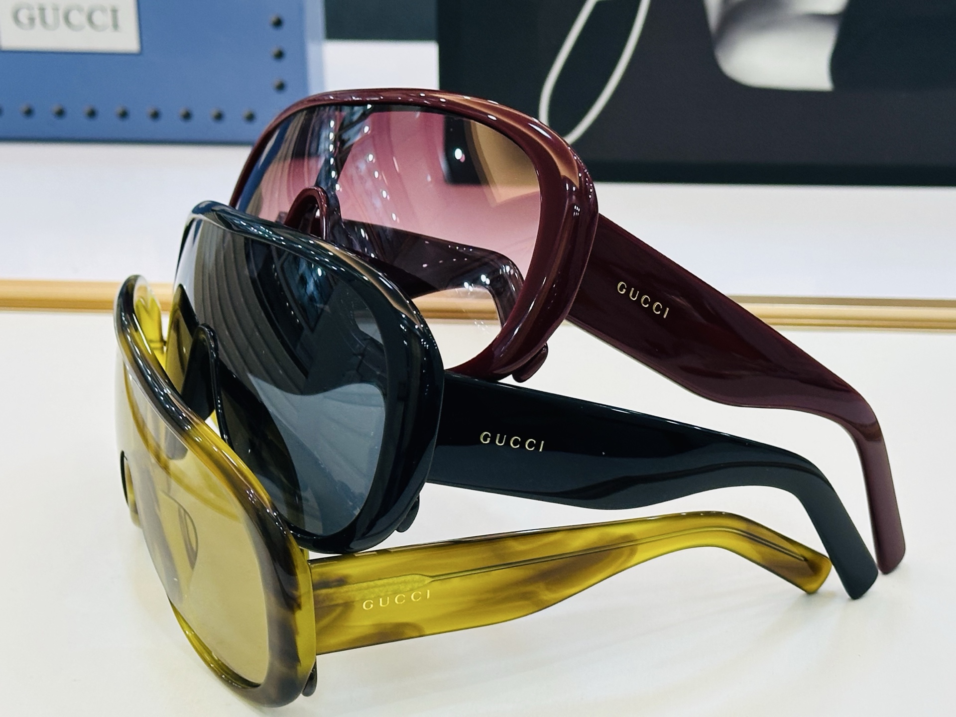 GUCC* 古家 GG2164S 🐝🐝系列 Size：133口140 🍁🍁 FD超绝品质太阳镜 。