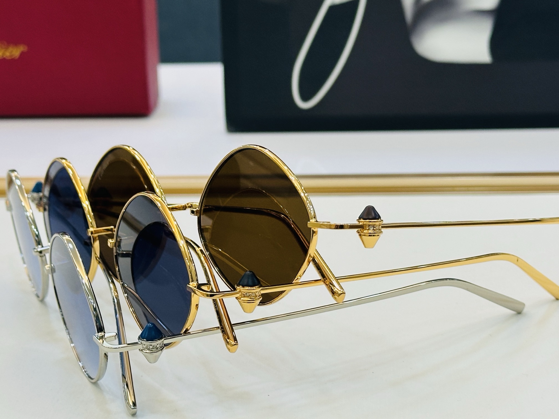 🆕 原版Cartie* 卡家 官网经典款 太阳镜 CT0718S Size：51口19-142 电镀工艺