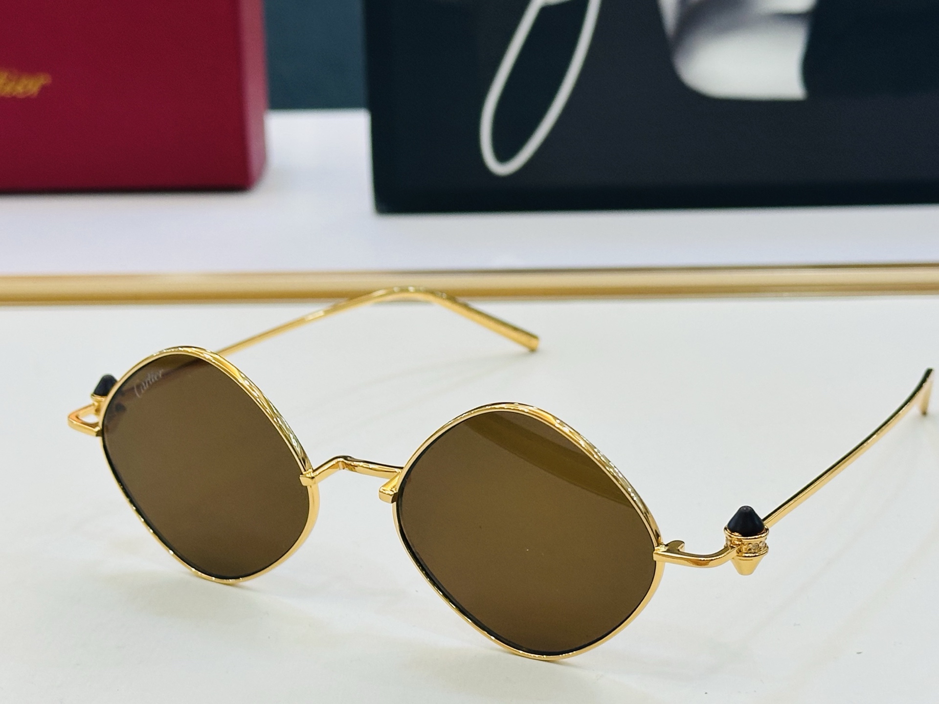 🆕 原版Cartie* 卡家 官网经典款 太阳镜 CT0718S Size：51口19-142 电镀工艺