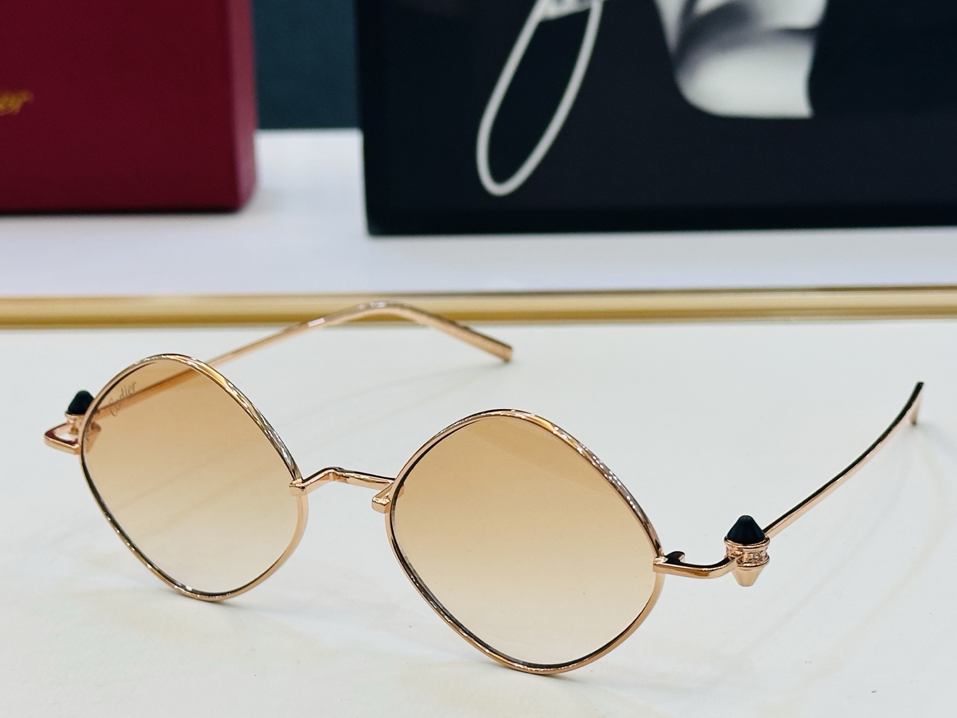 🆕 原版Cartie* 卡家 官网经典款 太阳镜 CT0718S Size：51口19-142 电镀工艺