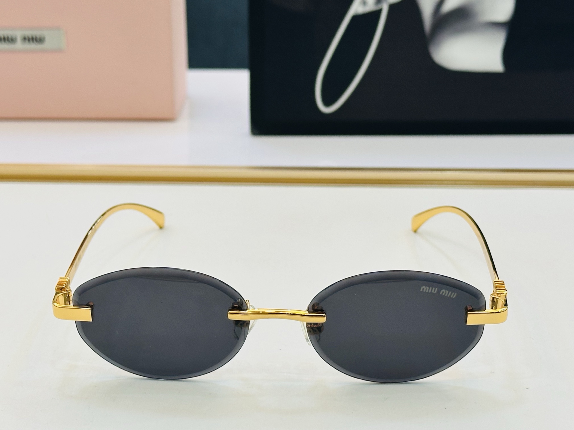 谬家 MU1940 Size：56口17-143 女士太阳眼镜 [玫瑰][玫瑰] 高档 XL时尚墨镜潮人