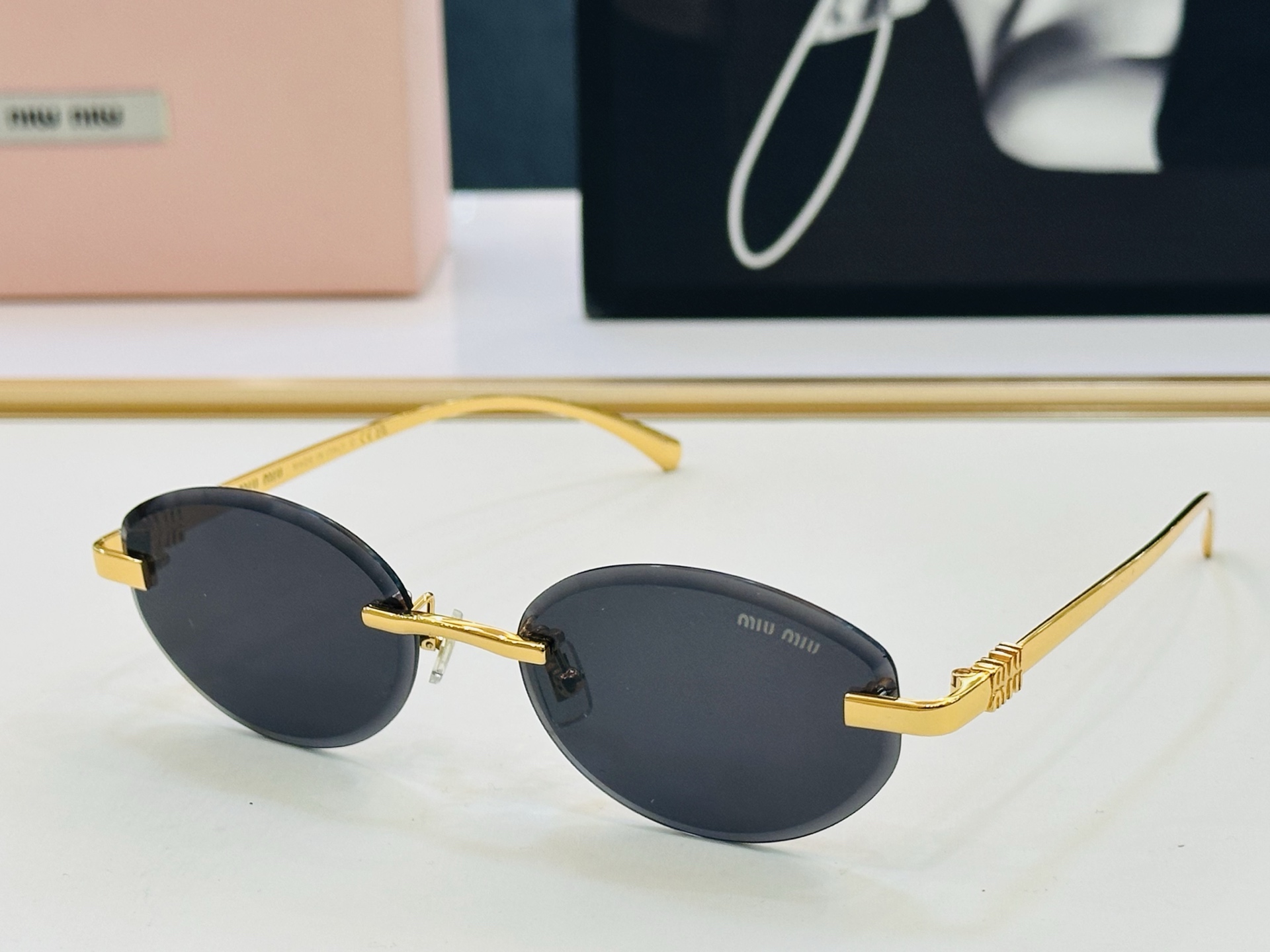 谬家 MU1940 Size：56口17-143 女士太阳眼镜 [玫瑰][玫瑰] 高档 XL时尚墨镜潮人