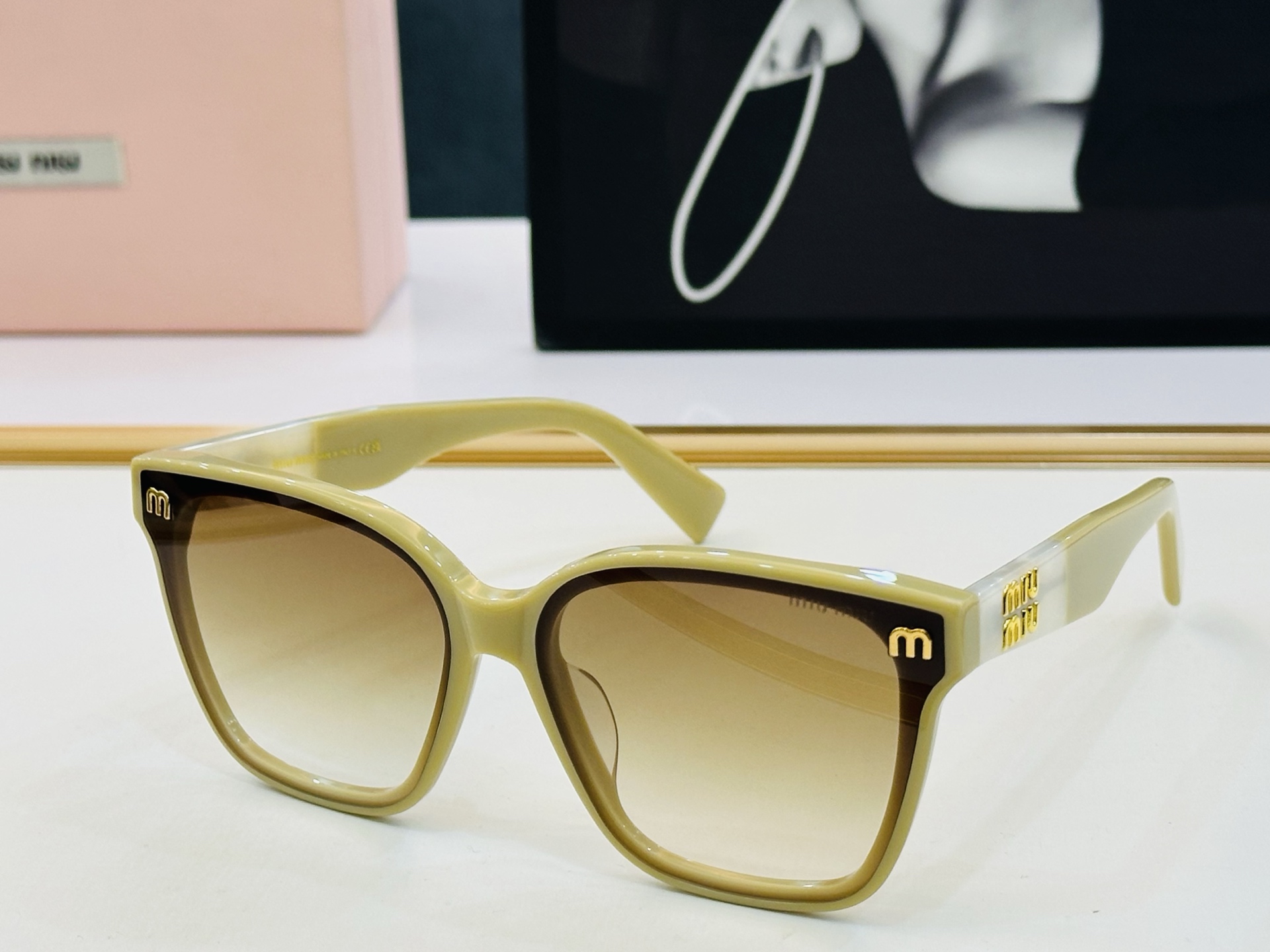 谬家 MU64ZS Size：65口18-145 女士太阳眼镜 [玫瑰][玫瑰] 高档 q时尚墨镜潮人[