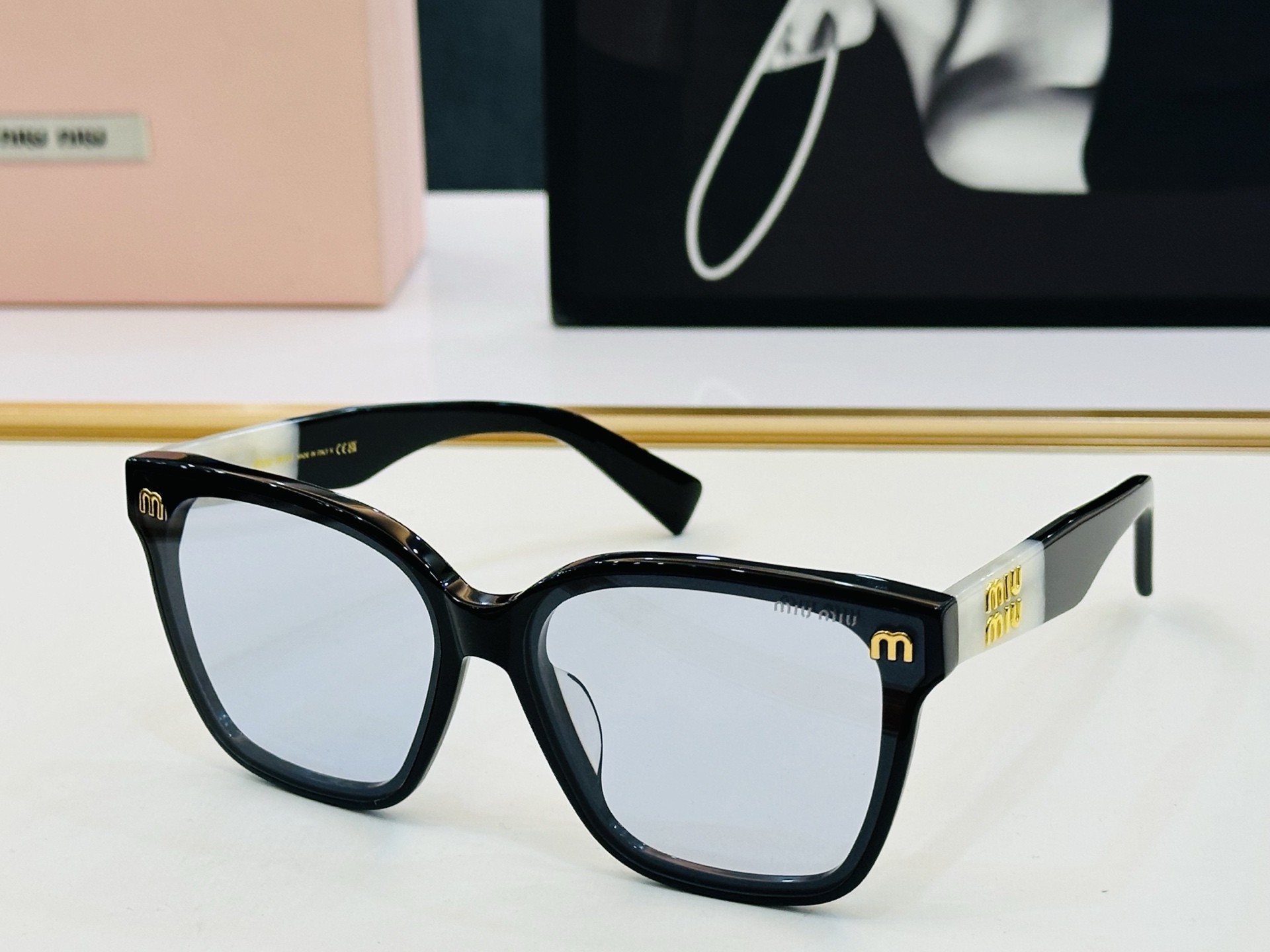 谬家 MU64ZS Size：65口18-145 女士太阳眼镜 [玫瑰][玫瑰] 高档 q时尚墨镜潮人[