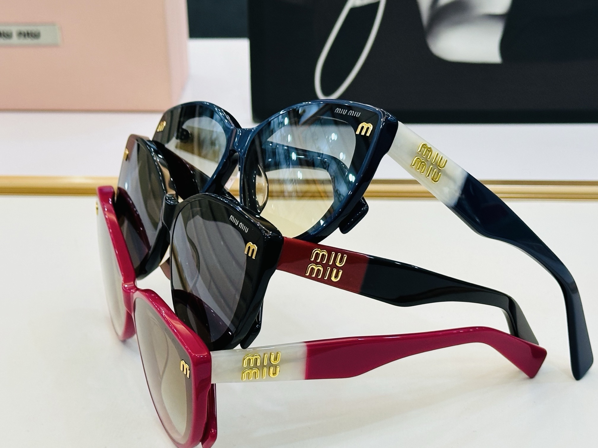 谬家 MU65ZS Size：63口18-145 女士太阳眼镜 [玫瑰][玫瑰] 高档 q时尚墨镜潮人[