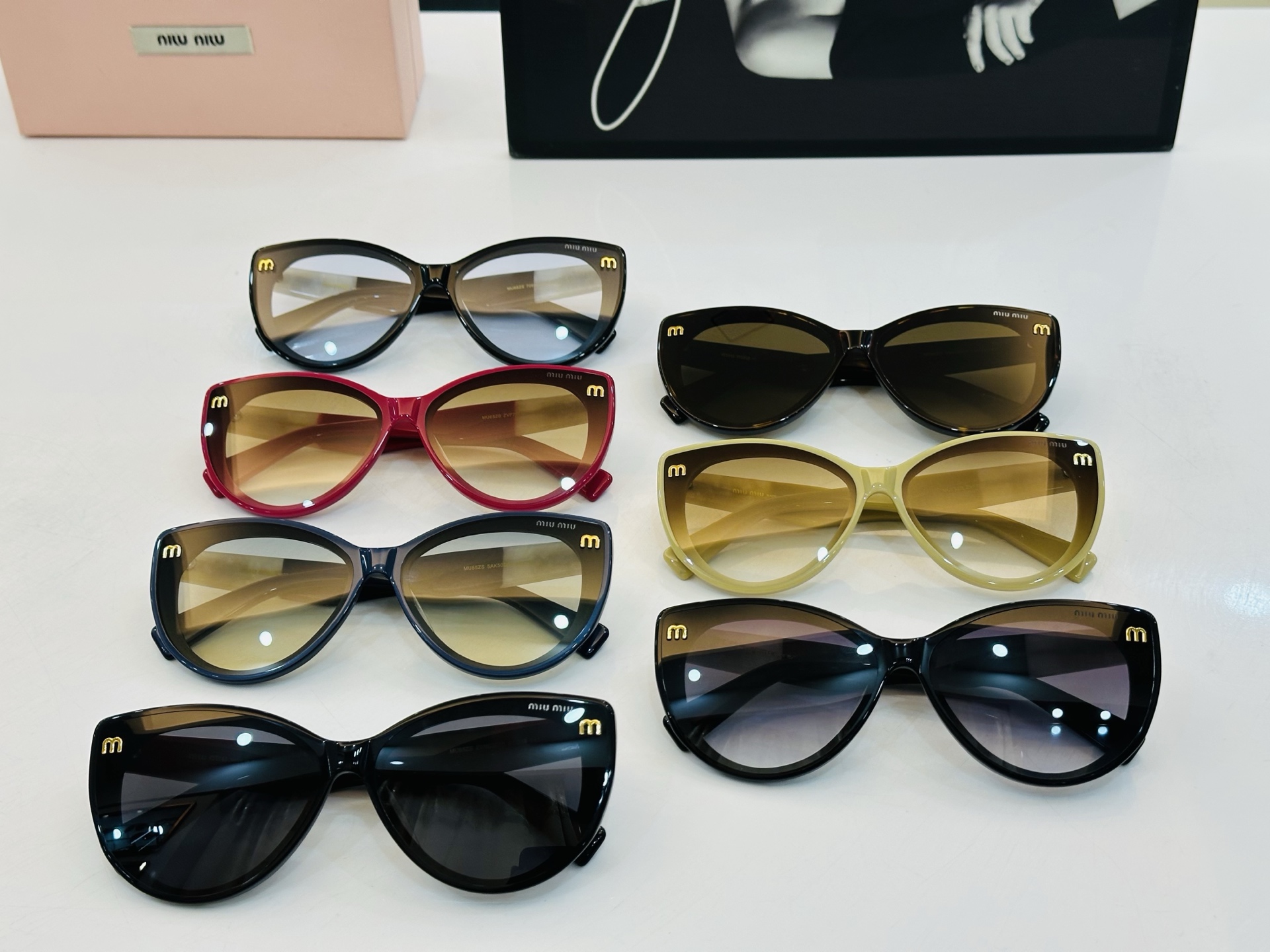 谬家 MU65ZS Size：63口18-145 女士太阳眼镜 [玫瑰][玫瑰] 高档 q时尚墨镜潮人[