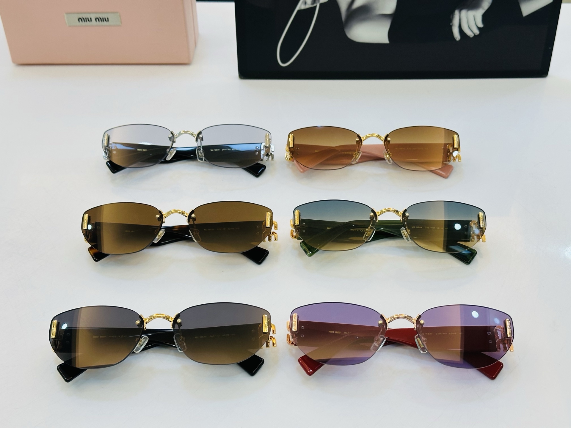 🆕 谬家 MU 169AV Size：62口18-140 🌺🌺 [玫瑰][闪电] 时尚靓丽 得意][得意]微笑] b独具
