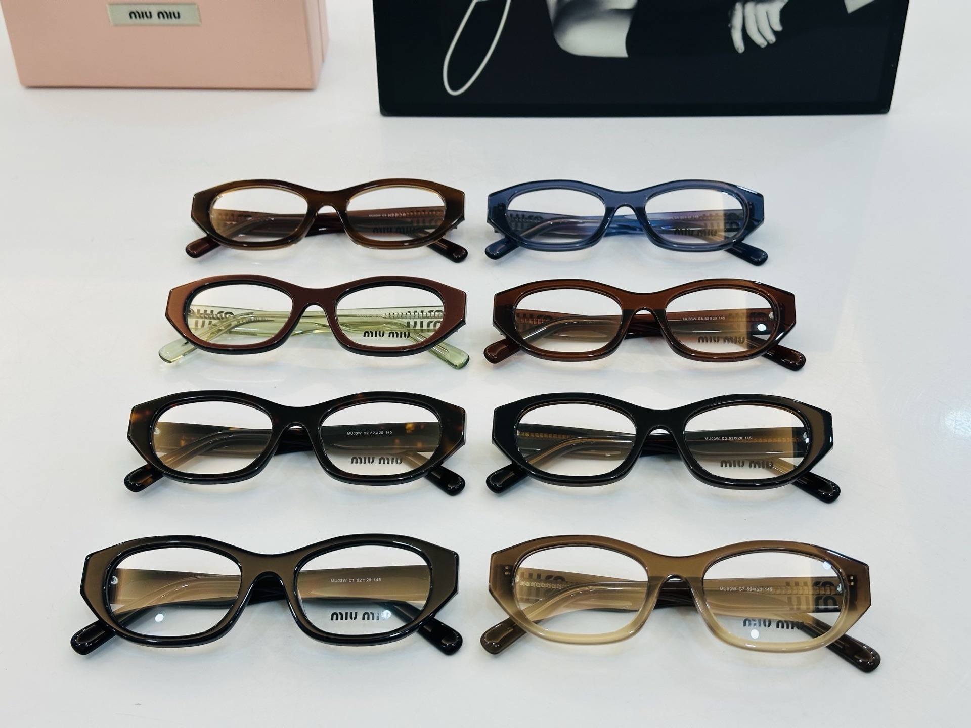 ❤️❤️🆕 谬家 MU03W Size：52口20-145 [玫瑰]得意]微笑] Z独具品质 配光镜