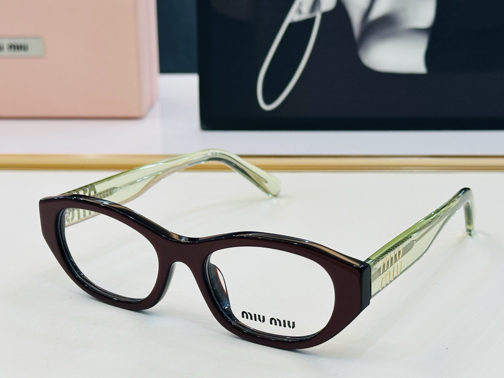 ❤️❤️🆕 谬家 MU03W Size：52口20-145 [玫瑰]得意]微笑] Z独具品质 配光镜