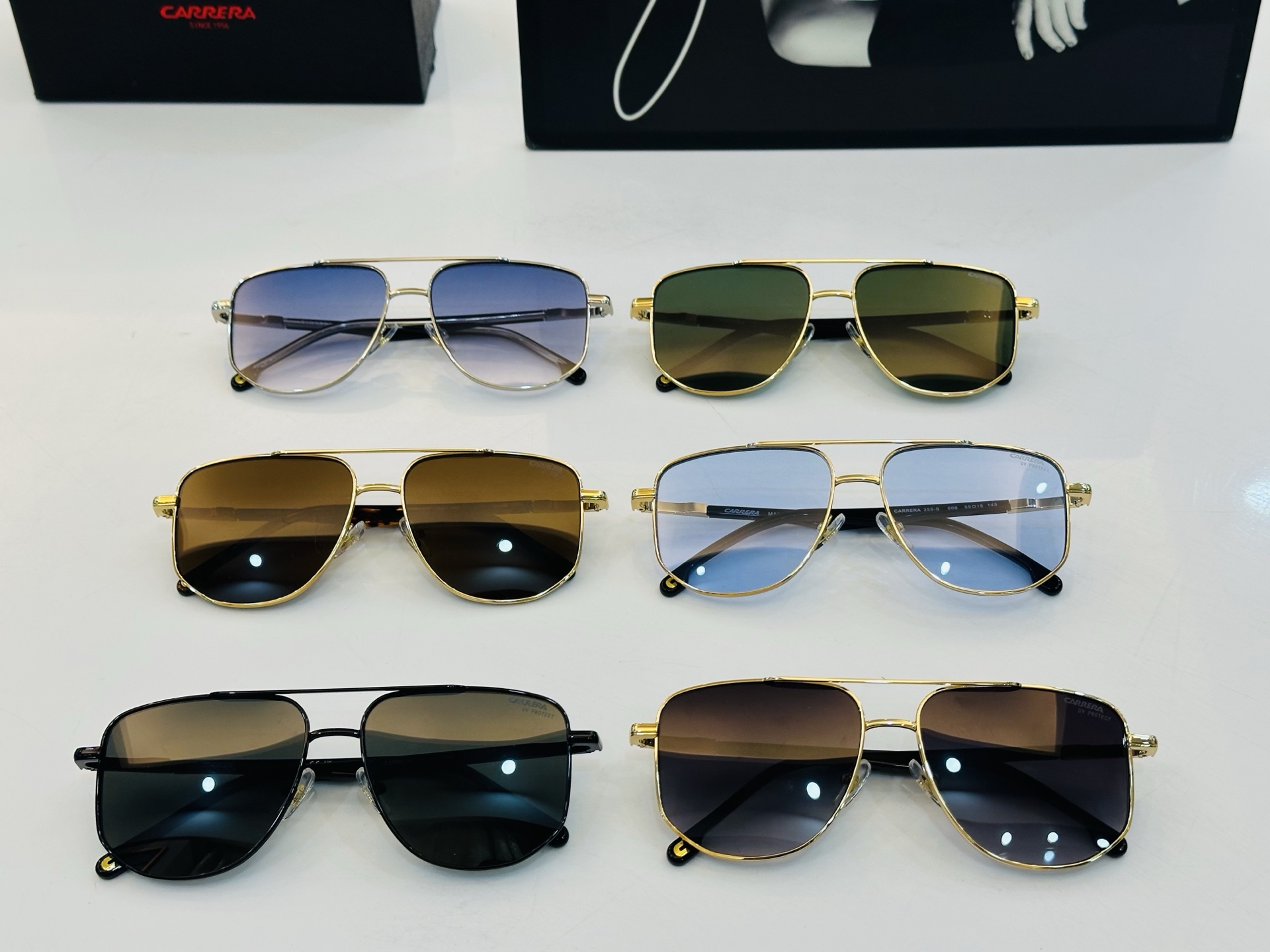 卡雷拉 CARRER* MODEL: 355-S Size：59口15-145 🐲🐲超轻材质 。L上脸超