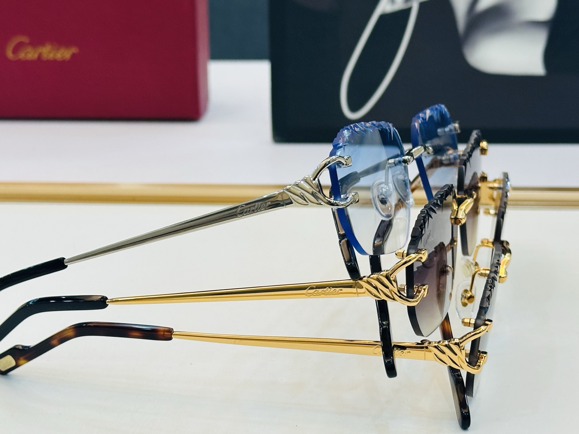 Cartie* 卡家 CT02029O 太阳镜 Size：57口17-142 工艺精湛气质十足！bm男女