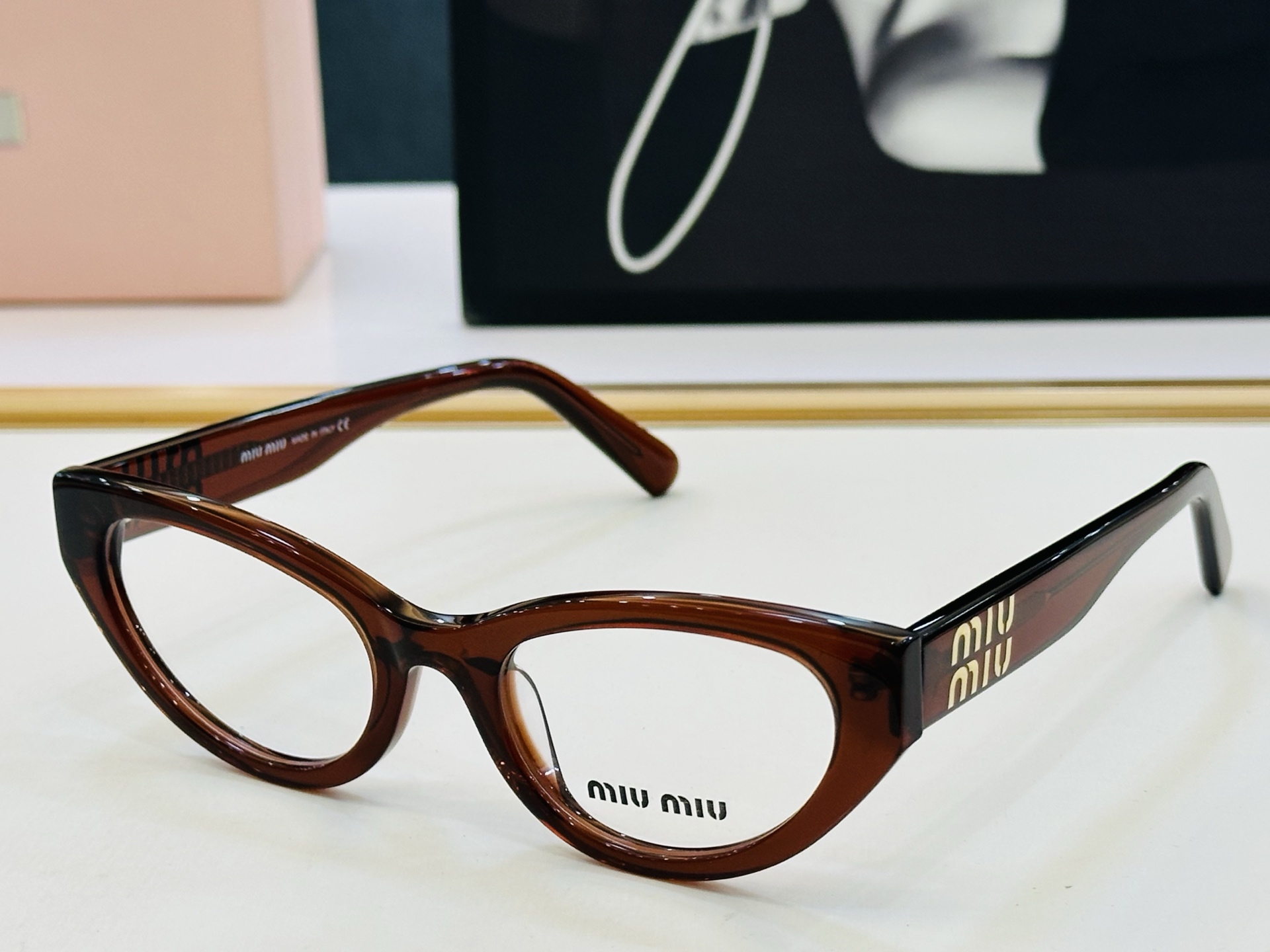 ❤️❤️🆕 谬家 MU05VV Size：52口20-145 [玫瑰]得意]微笑] Z独具品质 配光镜