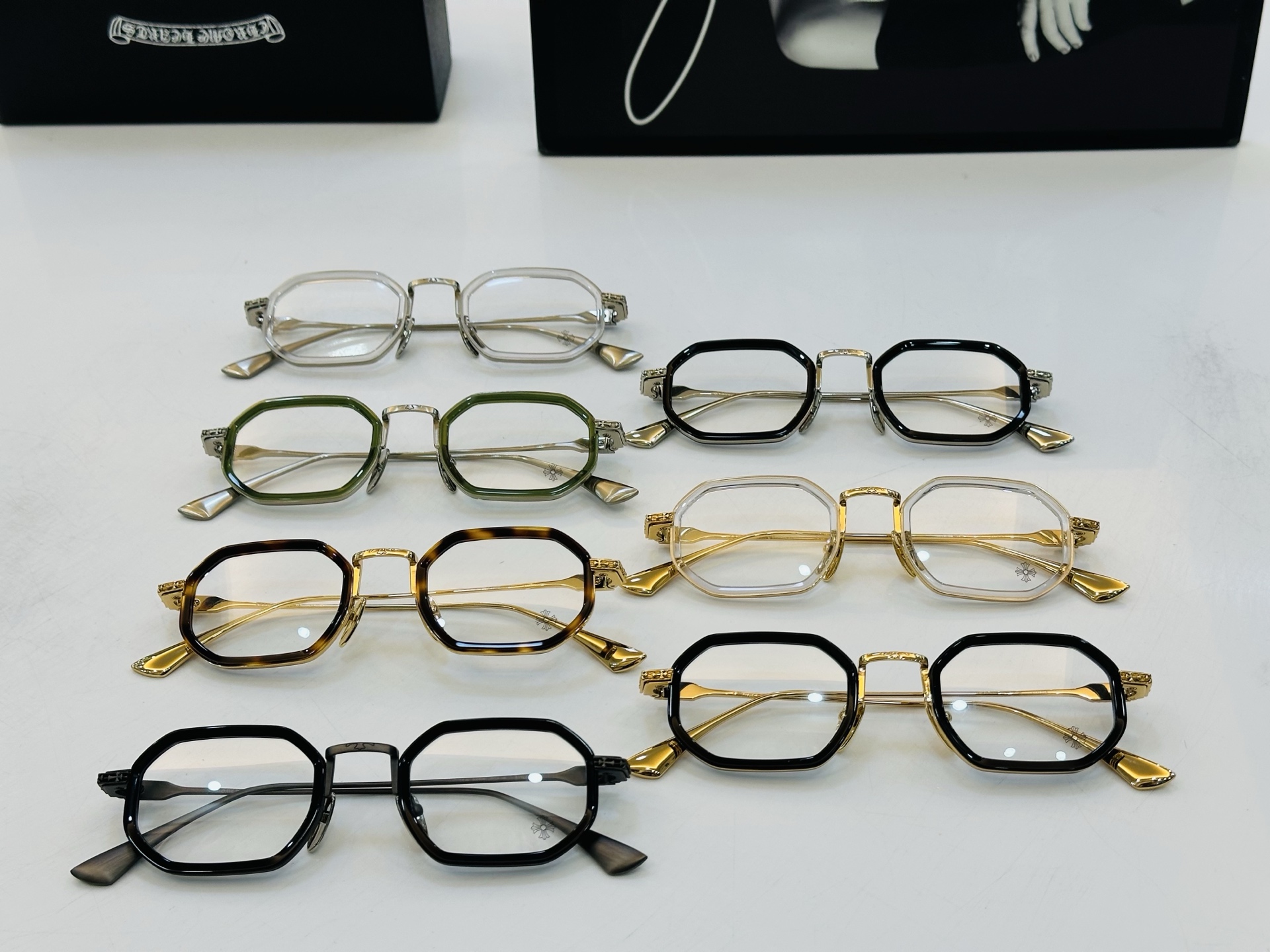 Chromeheart 克罗家 Size：54口19-145 精致厚金双色电镀 qj 金属质感超赞