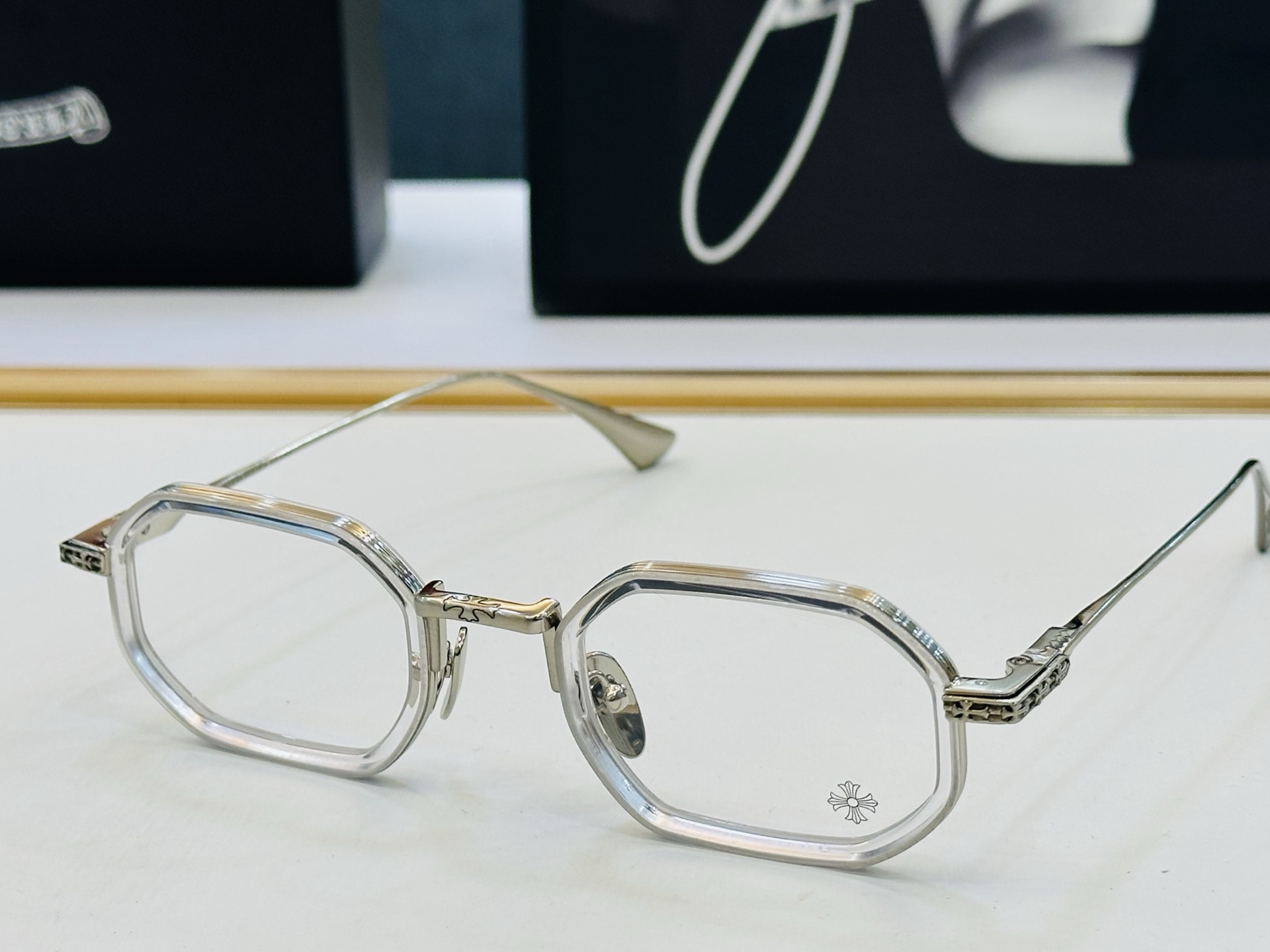 Chromeheart 克罗家 Size：54口19-145 精致厚金双色电镀 qj 金属质感超赞