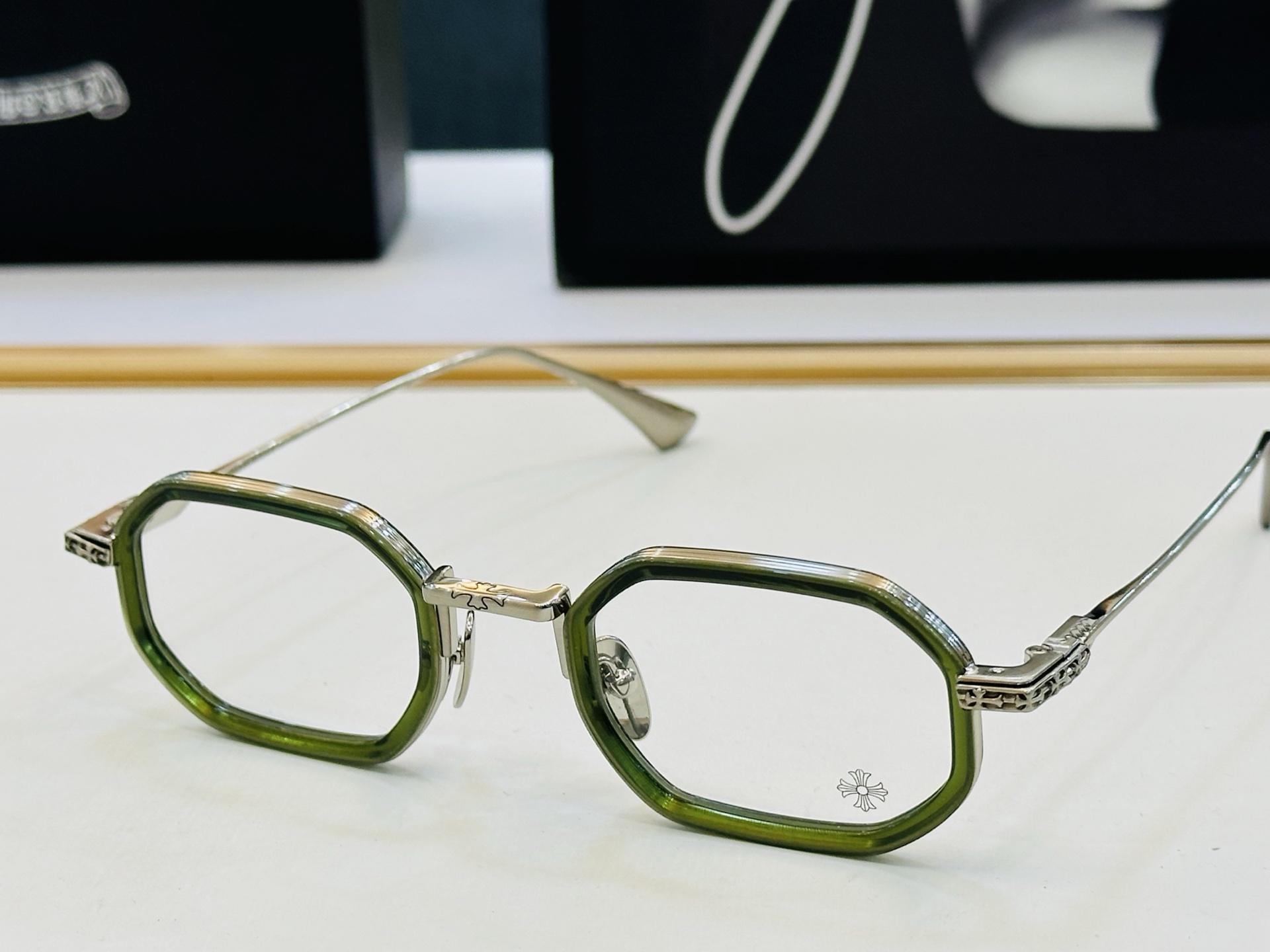 Chromeheart 克罗家 Size：54口19-145 精致厚金双色电镀 qj 金属质感超赞