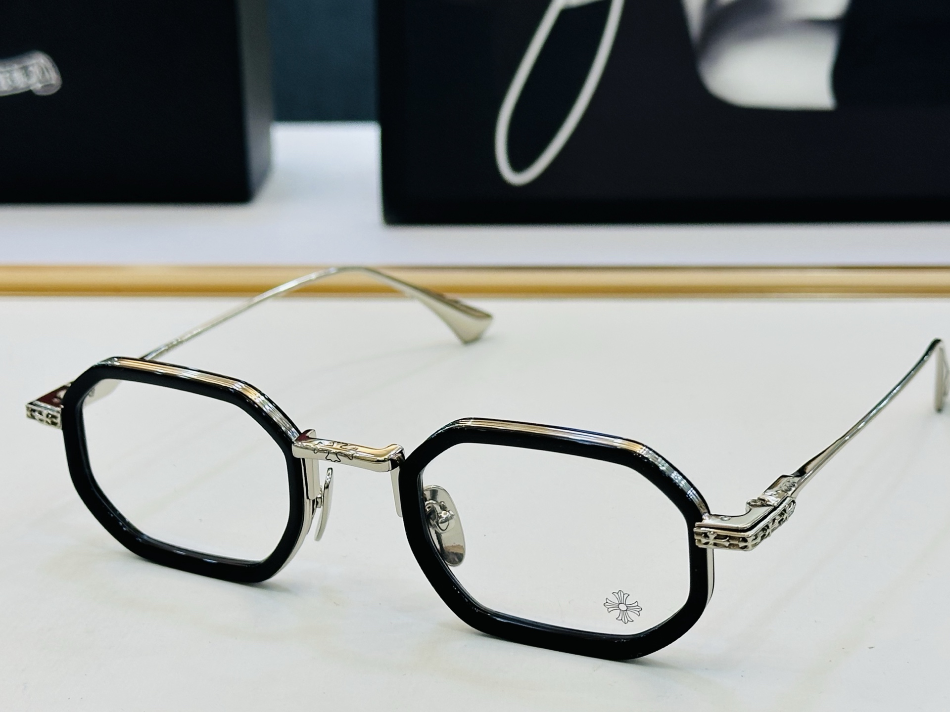 Chromeheart 克罗家 Size：54口19-145 精致厚金双色电镀 qj 金属质感超赞