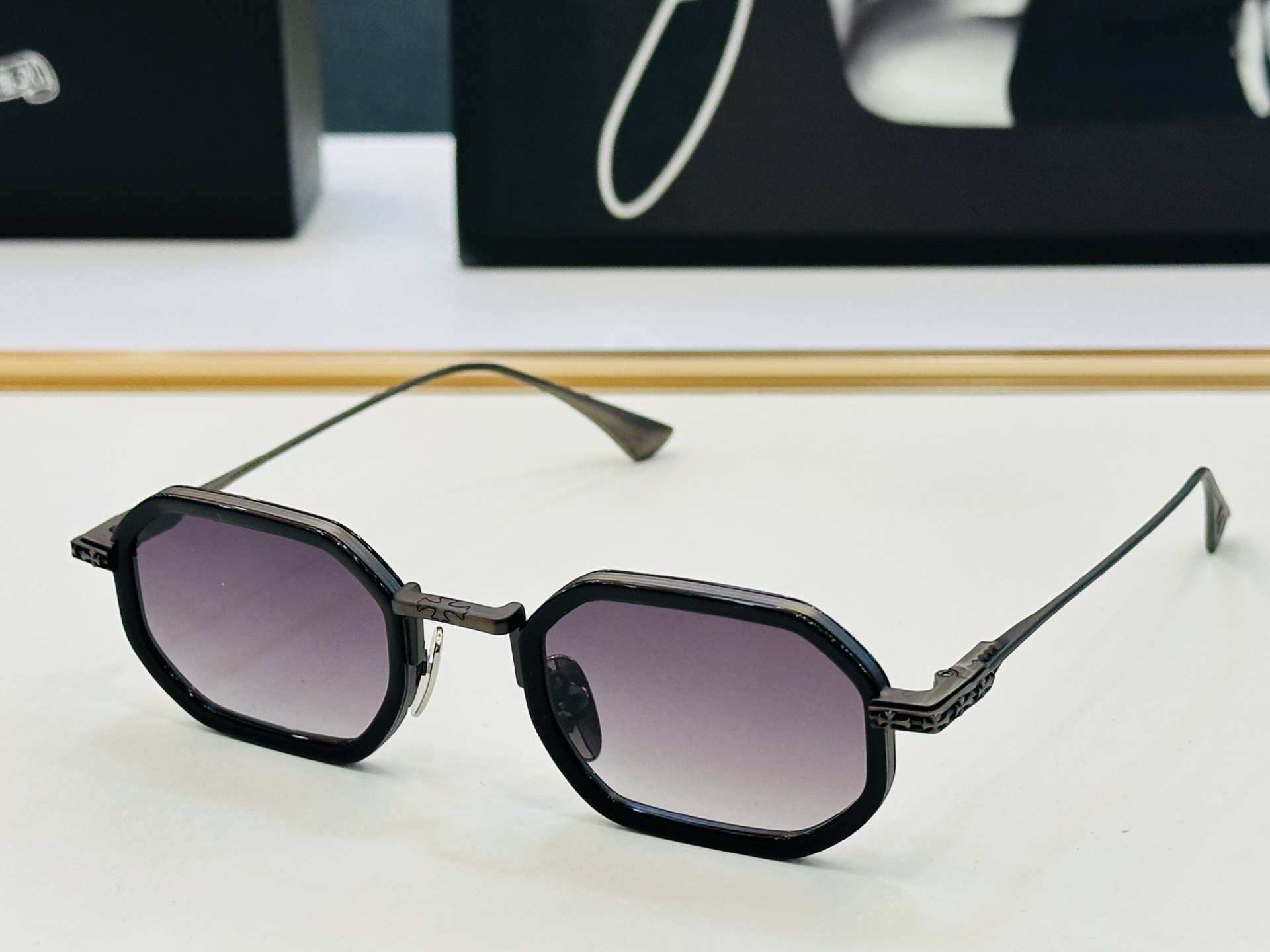 Chromeheart 克罗家 Size：54口19-145 精致厚金双色电镀 qj 金属质感超赞