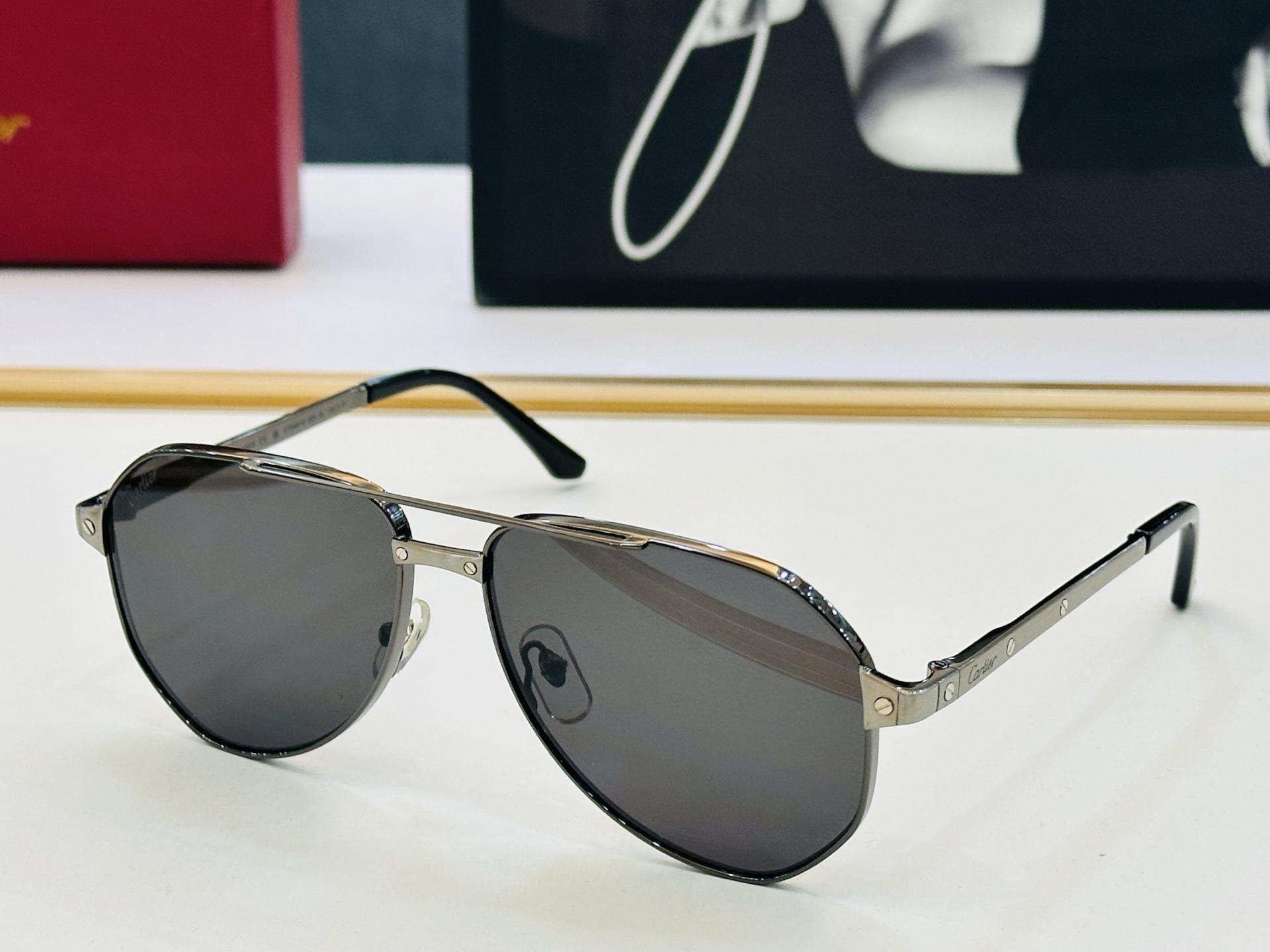 Cartie* 卡家 太阳镜 CT0461S Size：60口14-140 电镀工艺精湛气质十足！CC男