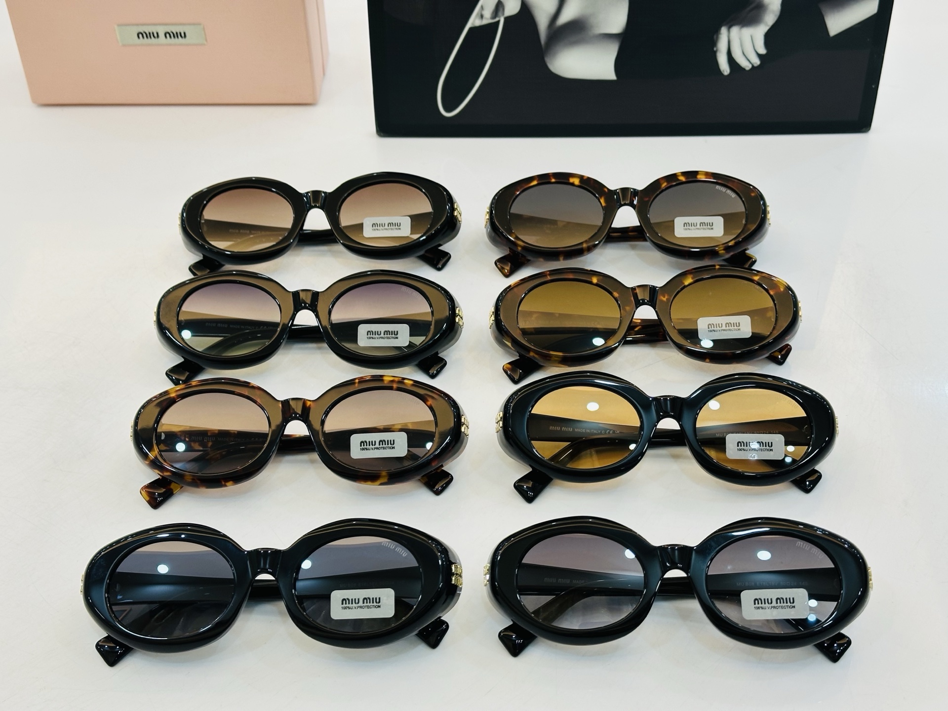 ❤️❤️🆕 谬家 MU B08 Size：50口24-145 [玫瑰]得意]微笑] 一 独具品质 配光镜