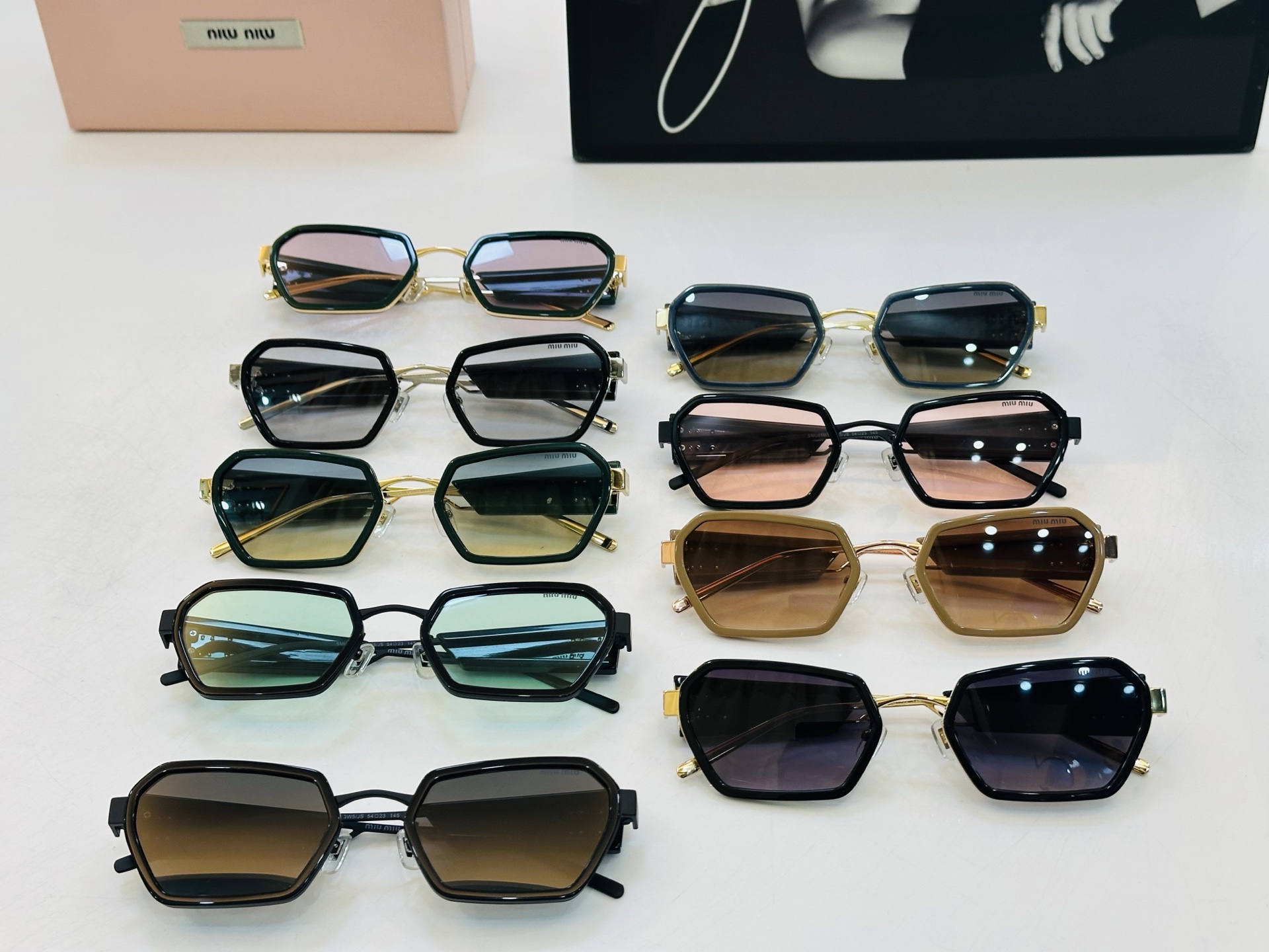 谬家 SMU61WS Size：54口23-145 女士太阳眼镜 [玫瑰][玫瑰] 高档 L时尚墨镜潮人