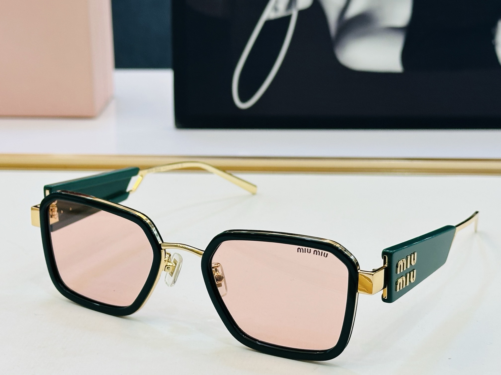 谬家 SMU64WS Size：51口22-145 女士太阳眼镜 [玫瑰][玫瑰] 高档 L时尚墨镜潮人