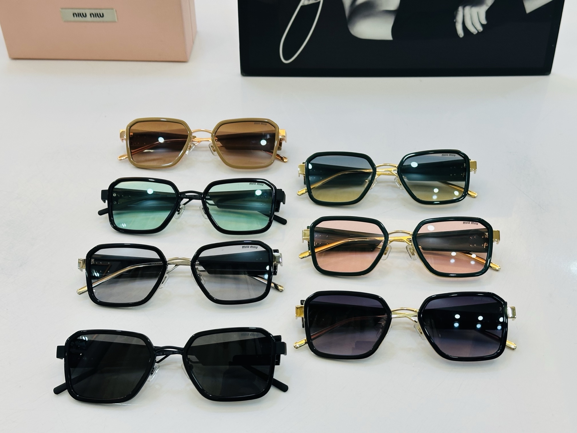 谬家 SMU64WS Size：51口22-145 女士太阳眼镜 [玫瑰][玫瑰] 高档 L时尚墨镜潮人