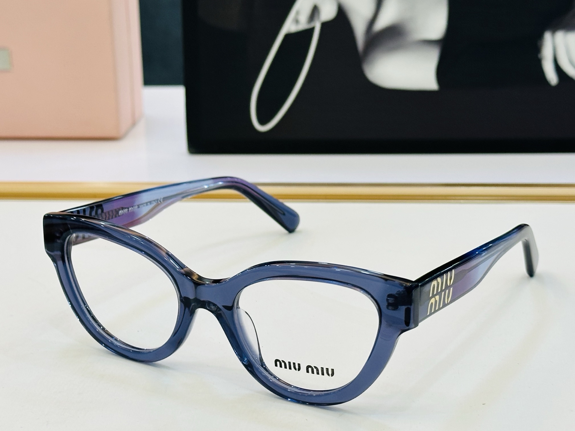 ❤️❤️🆕 谬家 MU01VV Size：52口21-145 [玫瑰]得意]微笑] Z独具品质 配光镜