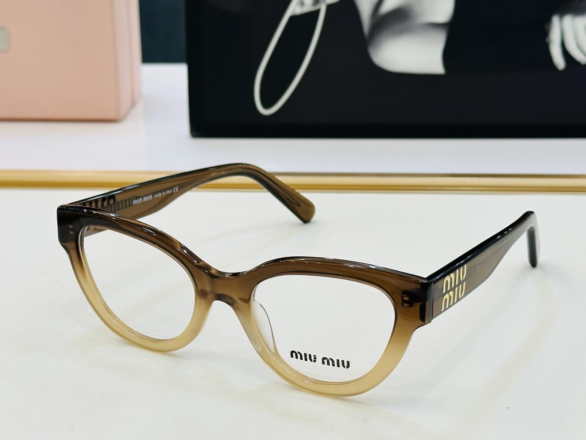 ❤️❤️🆕 谬家 MU01VV Size：52口21-145 [玫瑰]得意]微笑] Z独具品质 配光镜