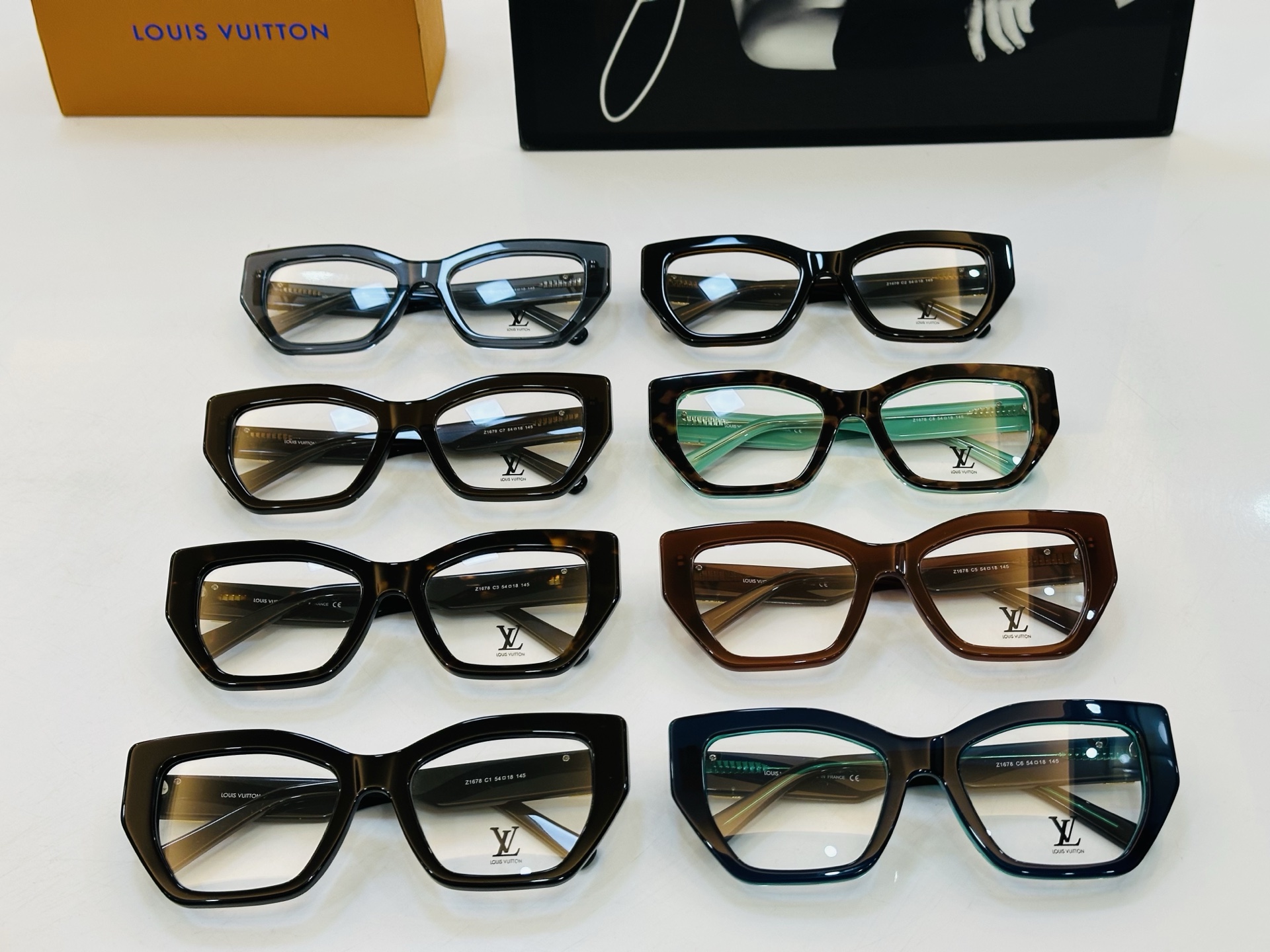 🎉🎉路易家 Z1678🔻🔻Size：54口18-145 🔰经典再现 板材框 Z配光架 配戴舒适 🆕