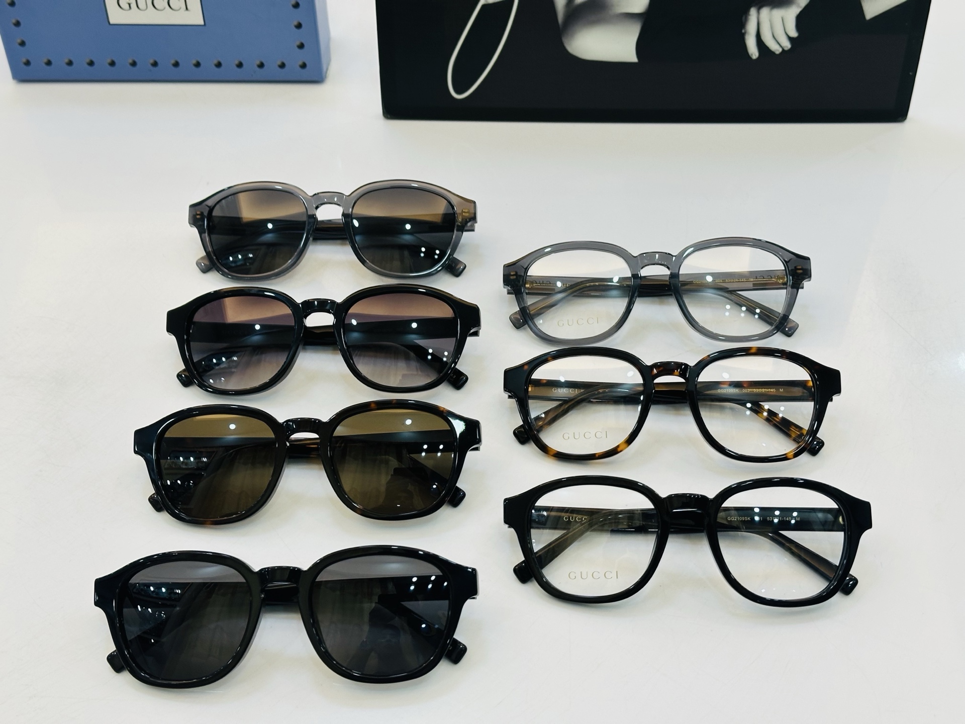 GUCC* 古家 GG2109SK 🐝🐝系列 Size：53口21-145 🍁🍁 W超绝品质 。