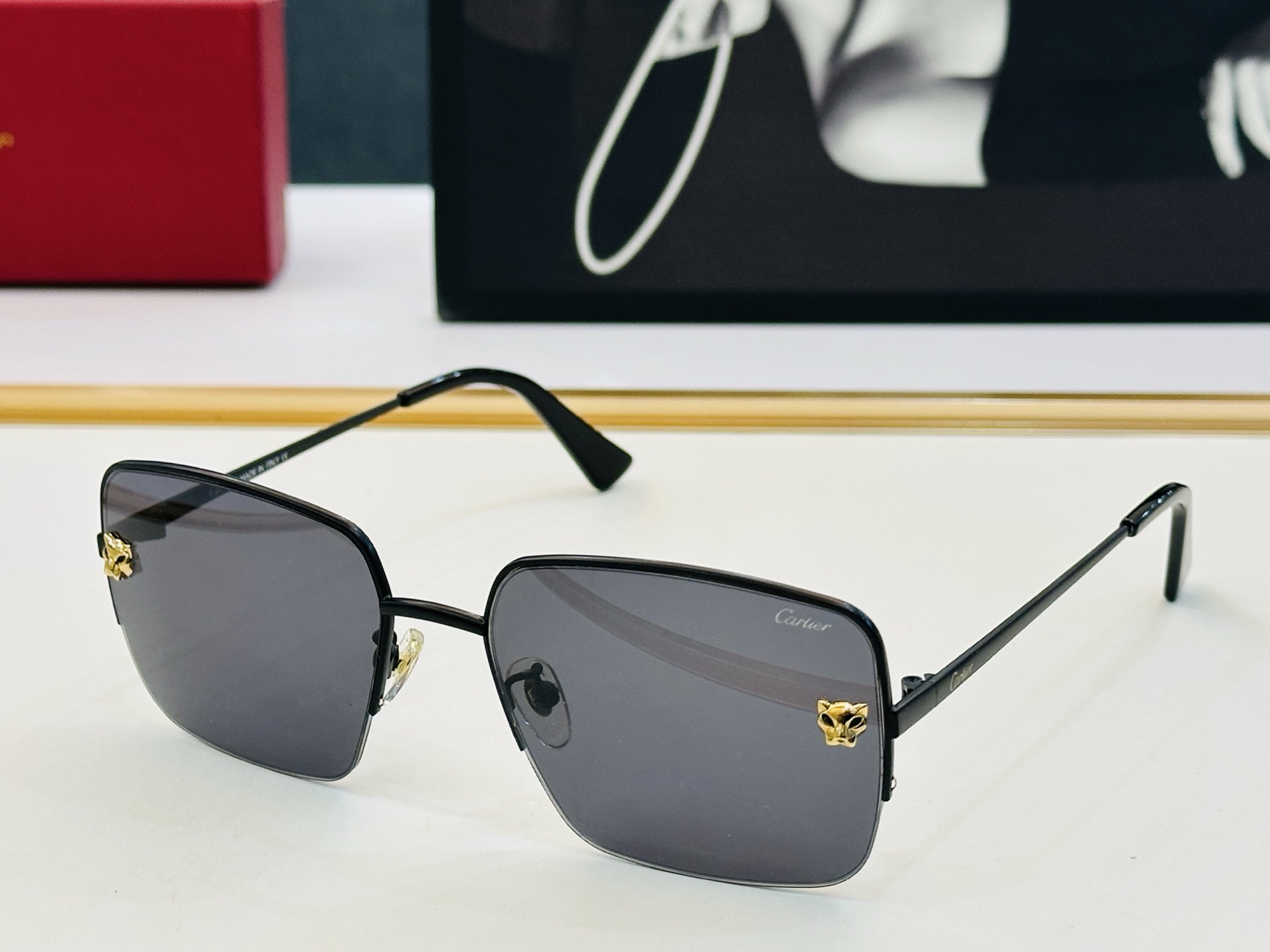 新款 Cartier 卡家 MODEL: CT0333 Size：59口18-145 高品质 品牌标志性