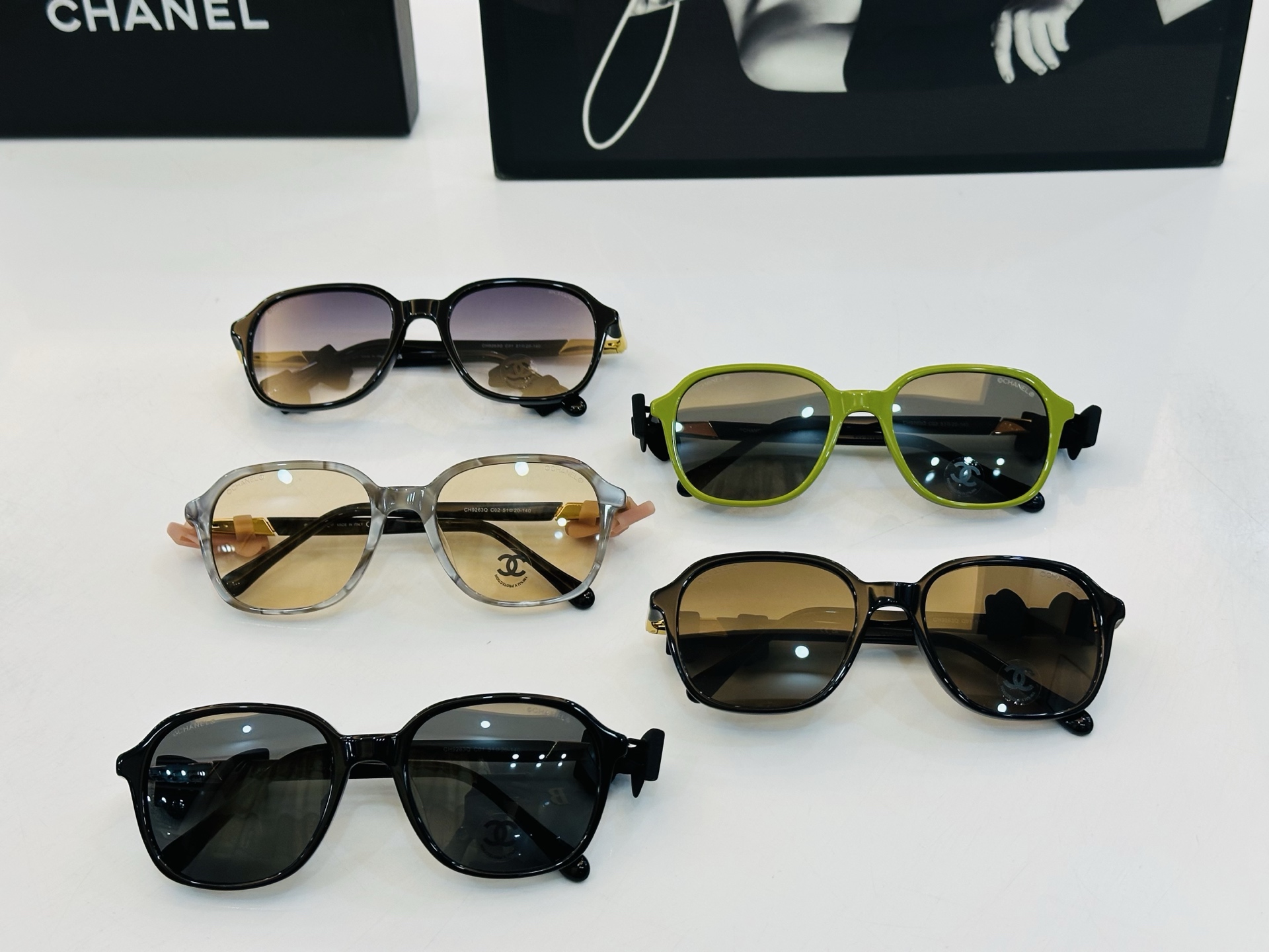🆕 【CHANE*/香家】MODEL: CH9263Q Size：51口20-140 💅🏻💓F 太阳镜