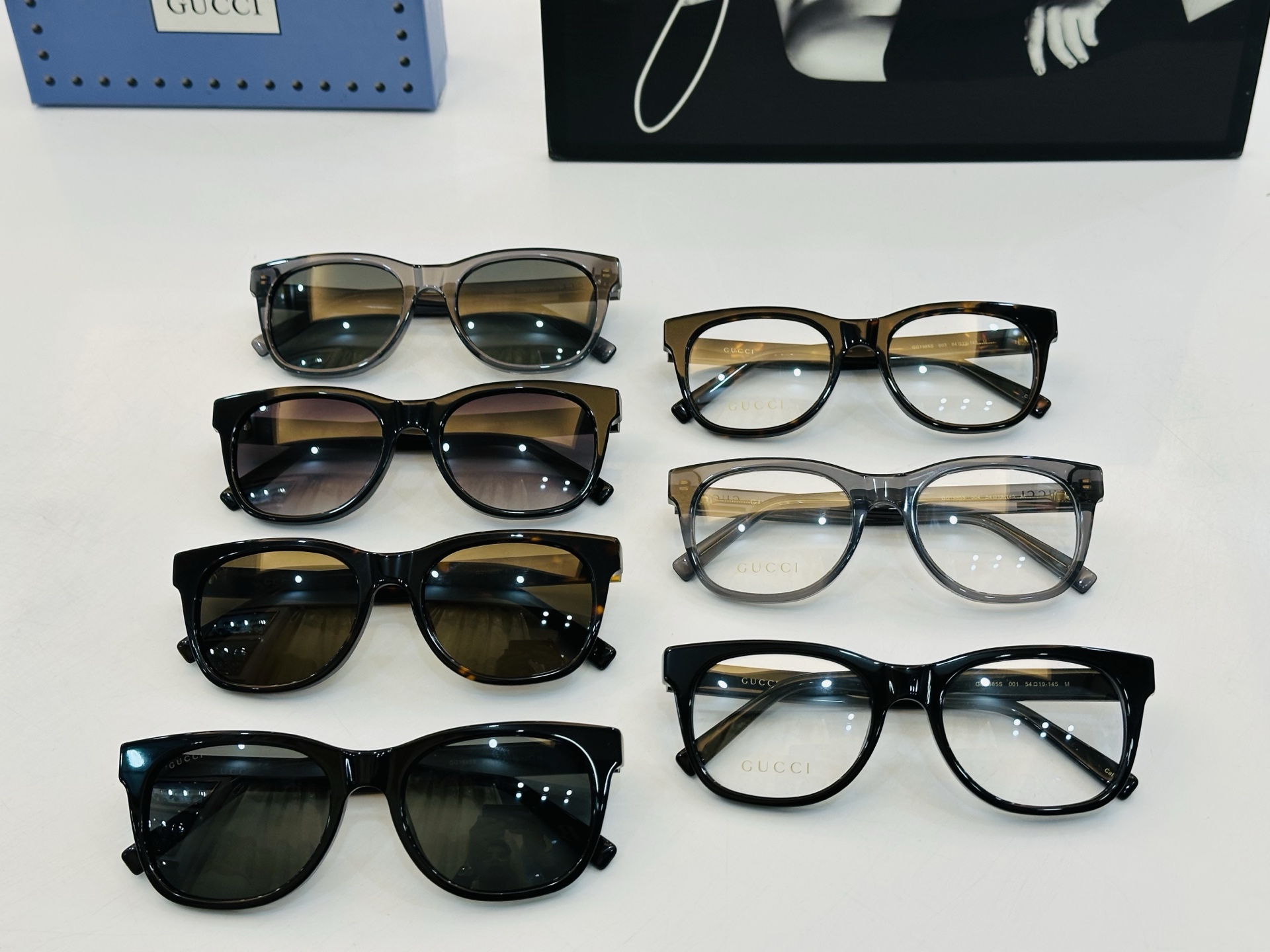 GUCC* 古家 GG1985S 🐝🐝系列 Size：54口19-145 🍁🍁 W超绝品质 。