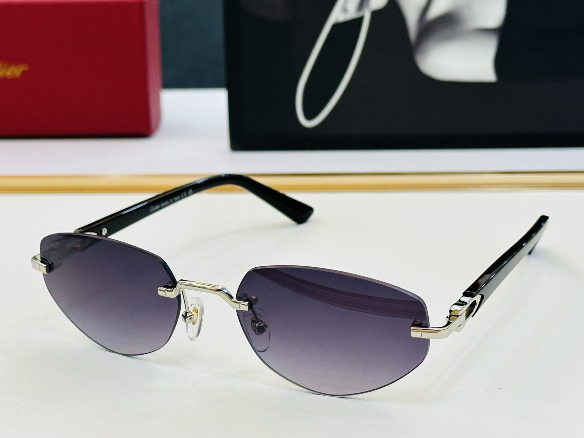 🆕 原版Cartie* 卡家 官网经典款 太阳镜 CT0580S Size：56口18-145 电镀工艺