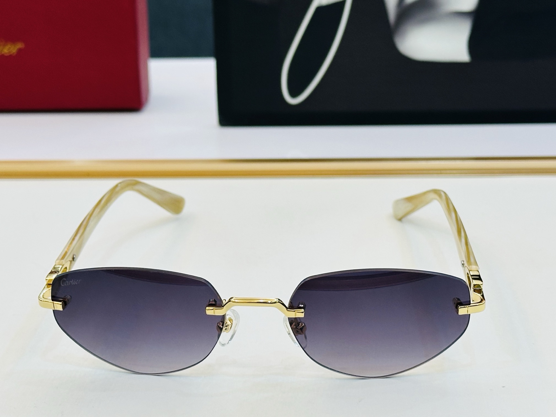 🆕 原版Cartie* 卡家 官网经典款 太阳镜 CT0580S Size：56口18-145 电镀工艺
