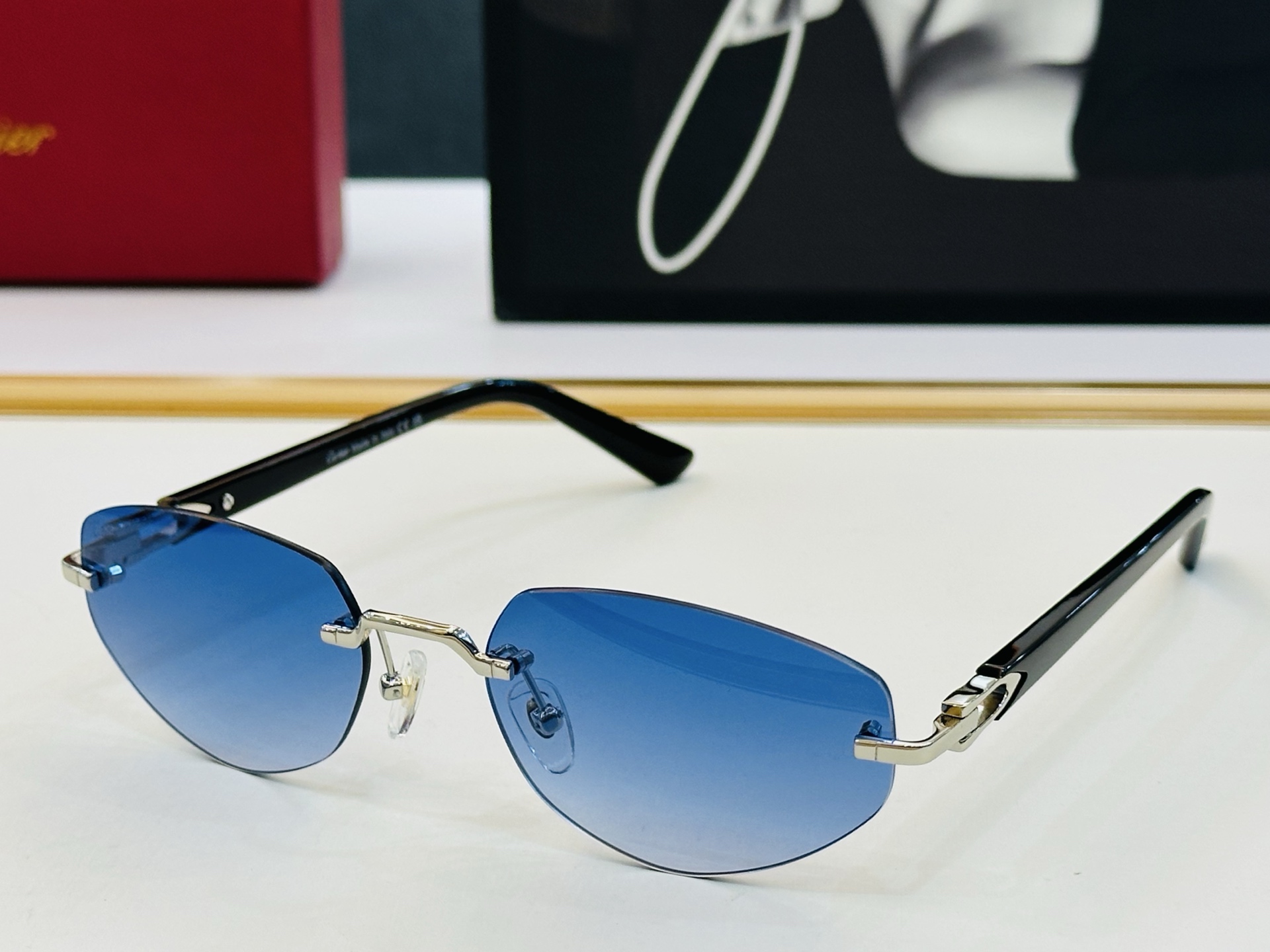 🆕 原版Cartie* 卡家 官网经典款 太阳镜 CT0580S Size：56口18-145 电镀工艺