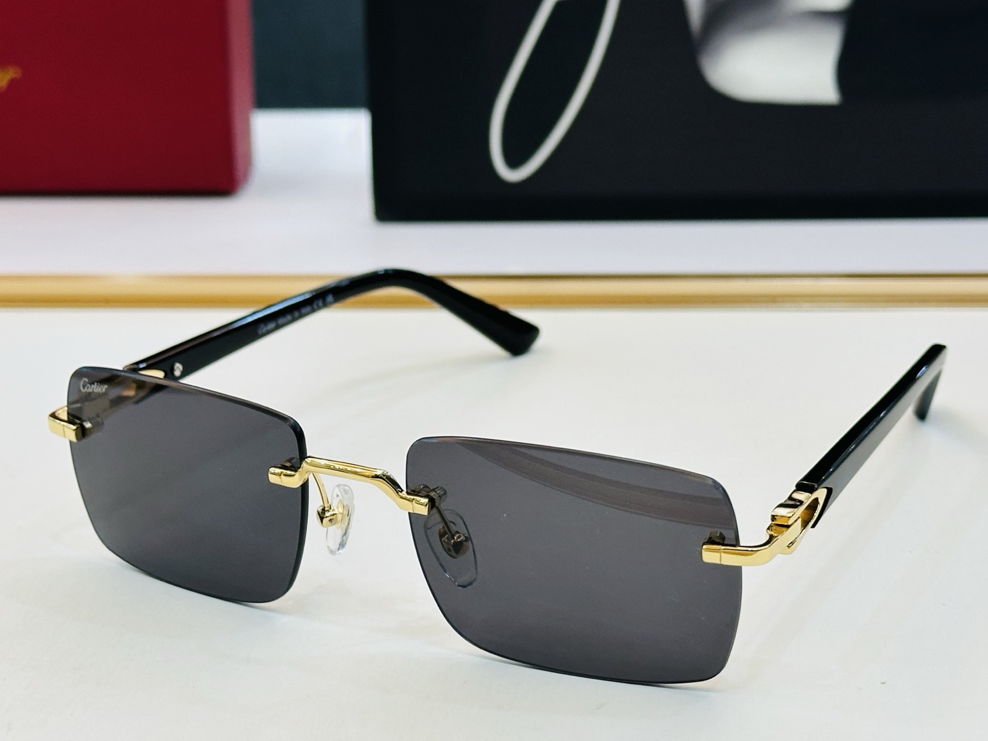 🆕 原版Cartie* 卡家 官网经典款 太阳镜 CT0579S Size：57口19-145 电镀工艺