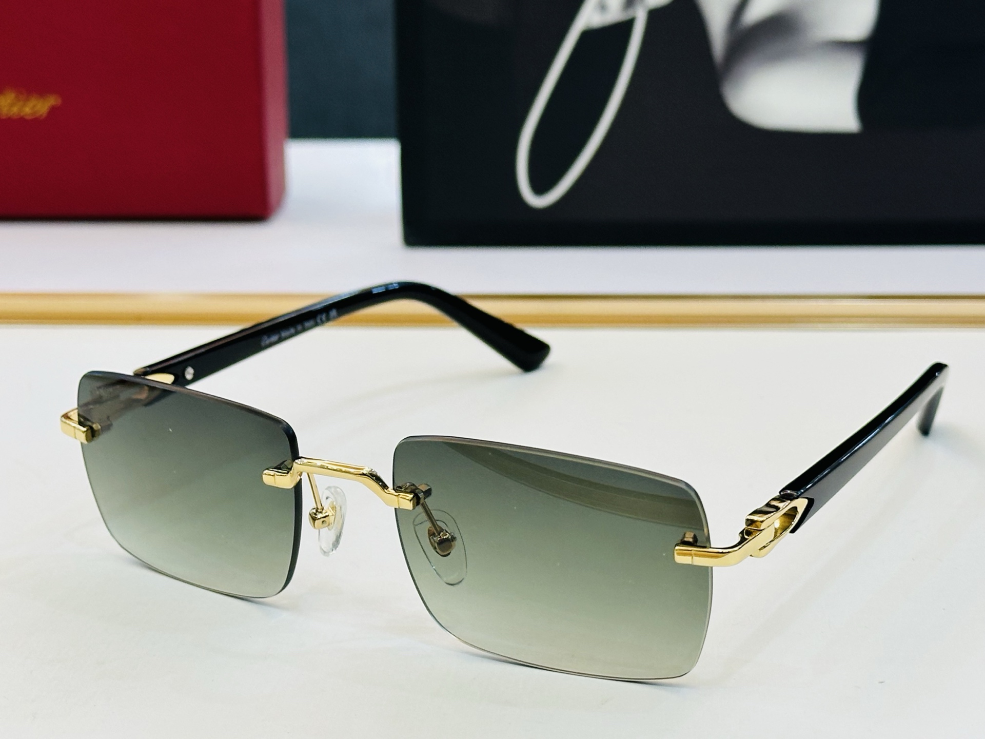 🆕 原版Cartie* 卡家 官网经典款 太阳镜 CT0579S Size：57口19-145 电镀工艺