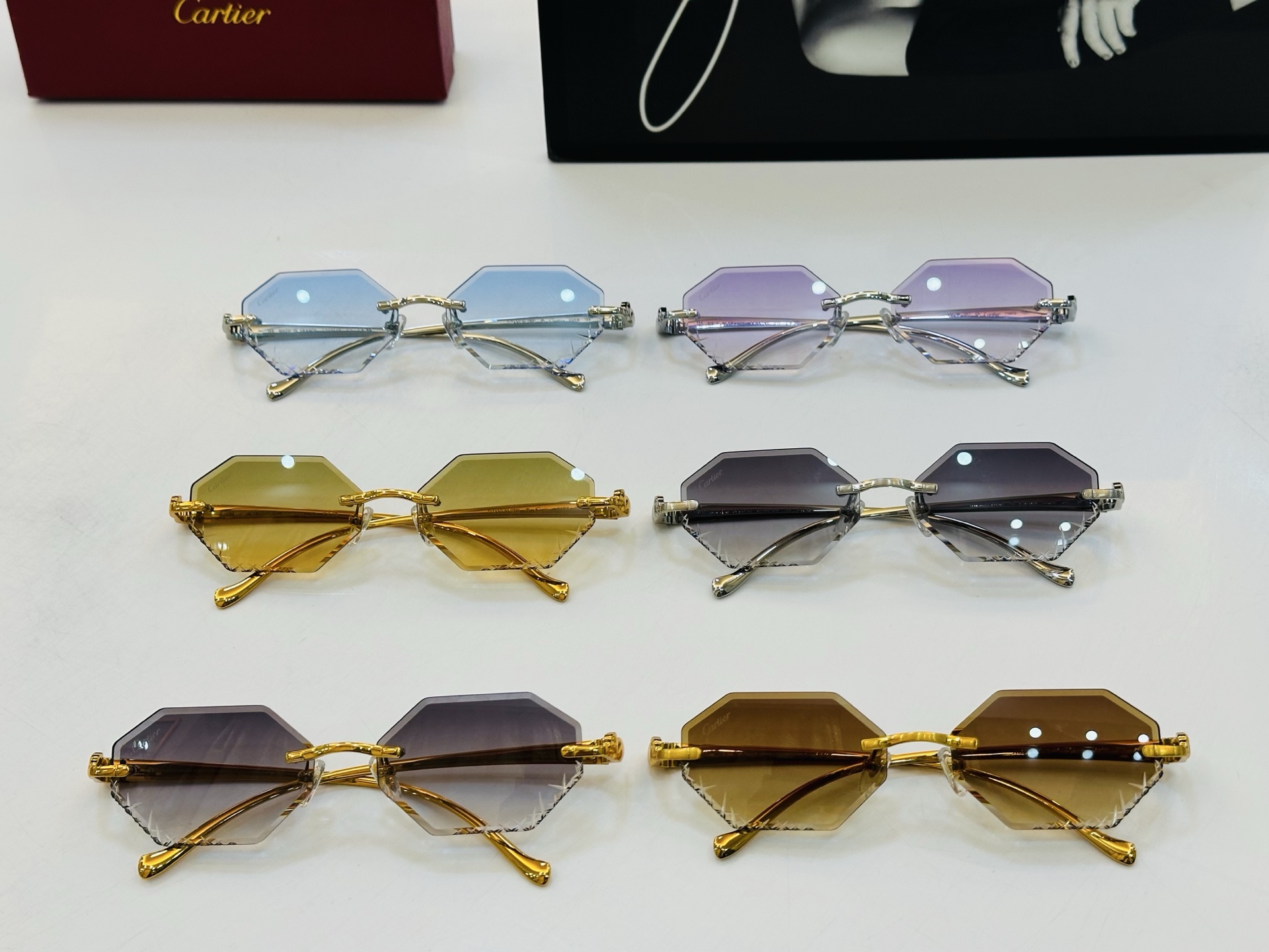 Cartie* 卡家 CT0914S 太阳镜 Size：57口17-135 工艺精湛气质十足！X男女同款