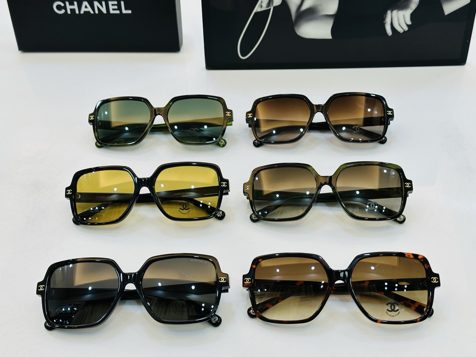 🆕 【CHANE*/香家】MODEL: CH2215 Size：56口17-140 💅🏻💓F 太阳镜