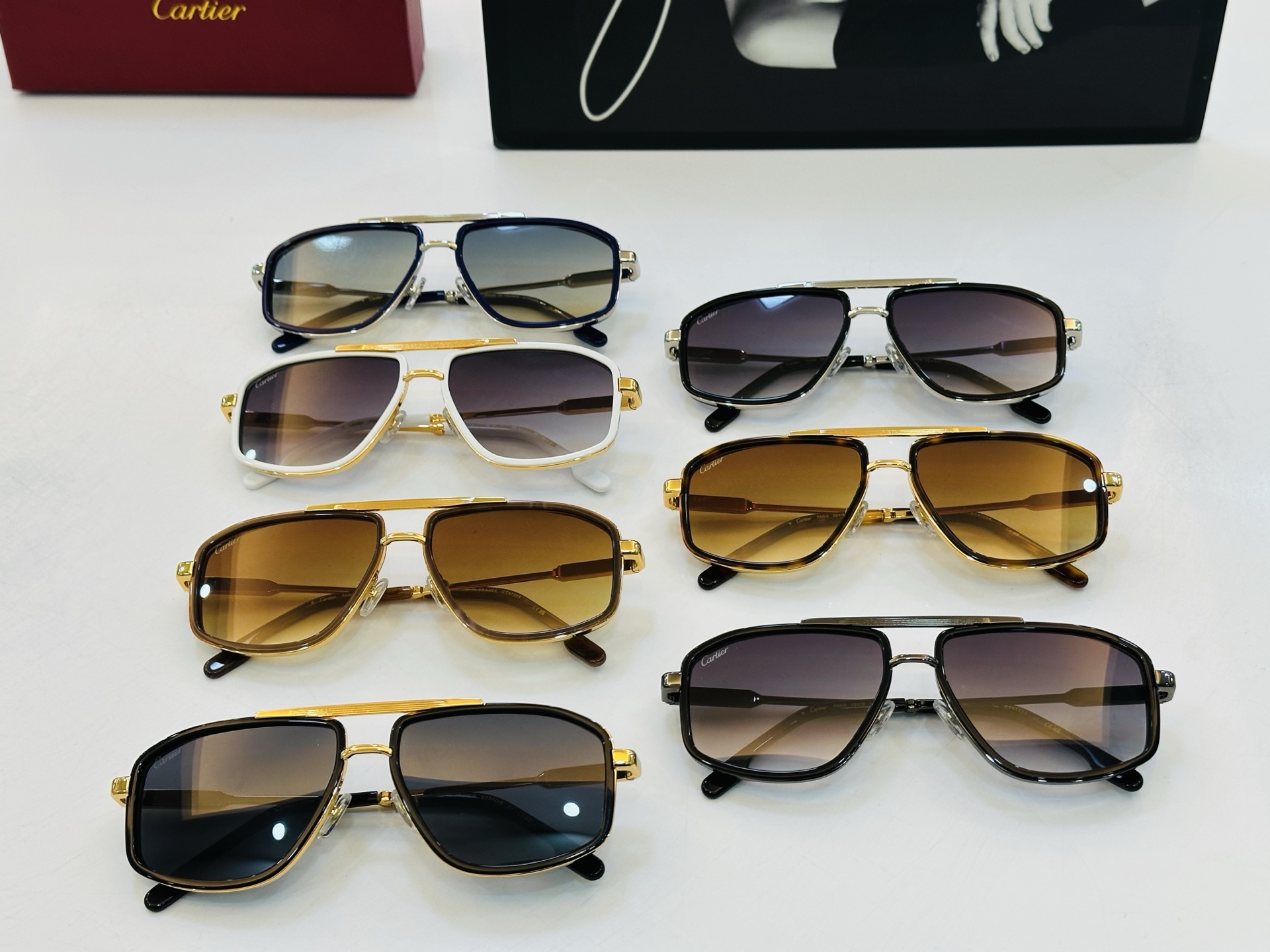 Cartie* 卡家 CT0723S 太阳镜 Size：58口16-145 工艺精湛气质十足！J男女同款