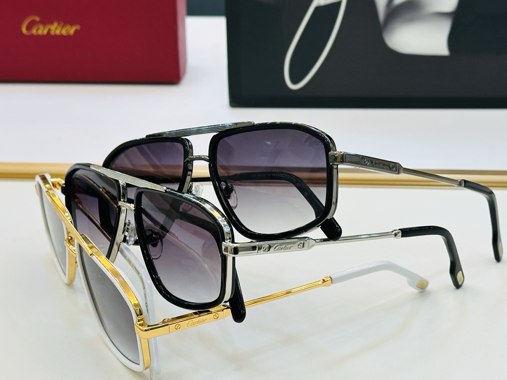 Cartie* 卡家 CT0723S 太阳镜 Size：58口16-145 工艺精湛气质十足！J男女同款