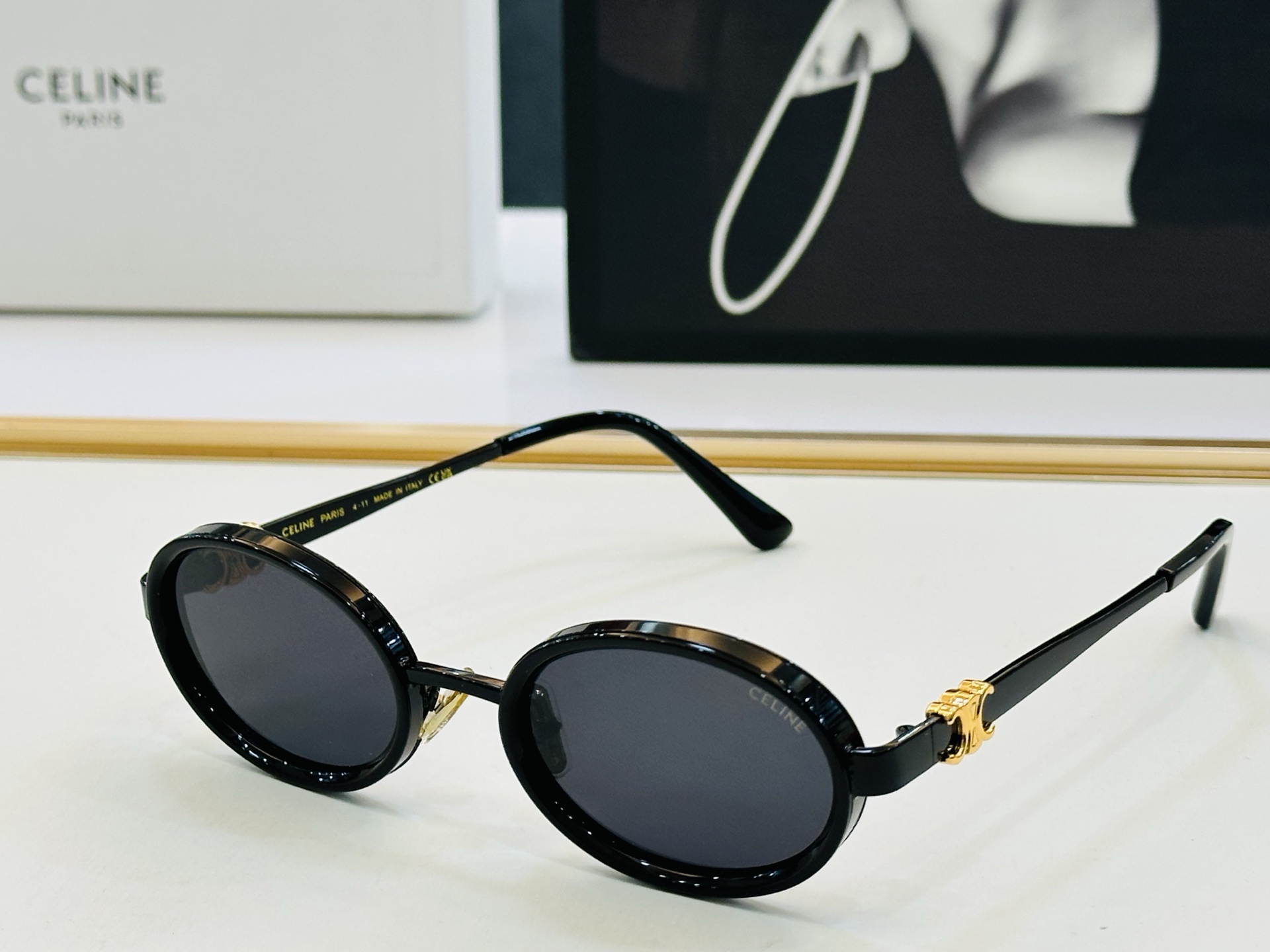 【CELINE】赛琳 CL42138U Size：52口22-143 一直热销的款式，欧美风 光泽度好 