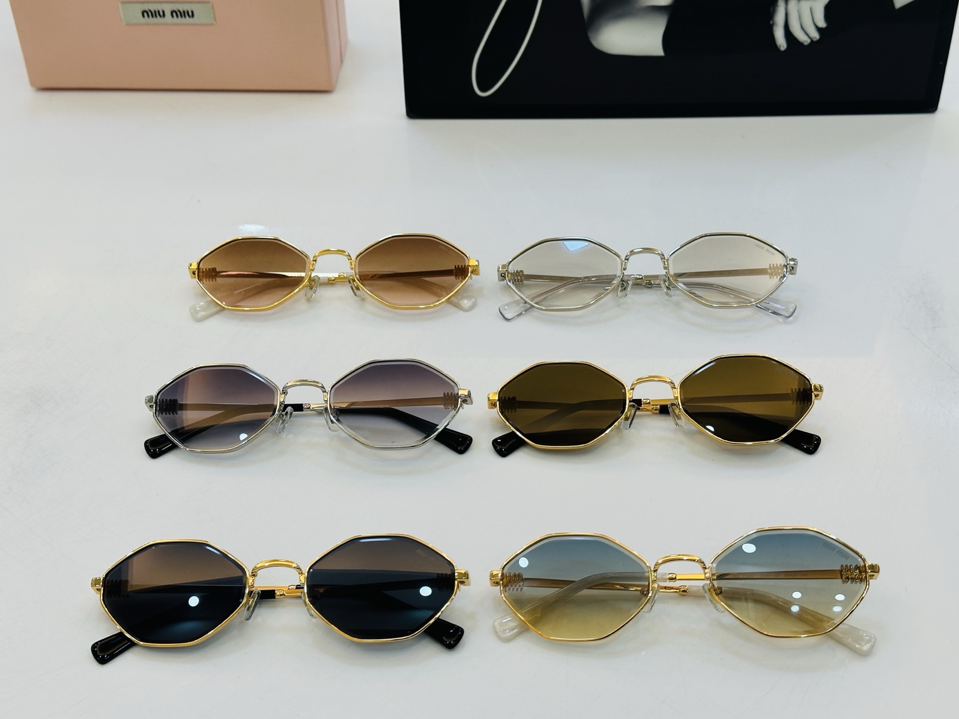 🆕 谬家 MU 173AV Size：55口21-142 🌺🌺 [玫瑰][闪电] 时尚靓丽 得意][得意